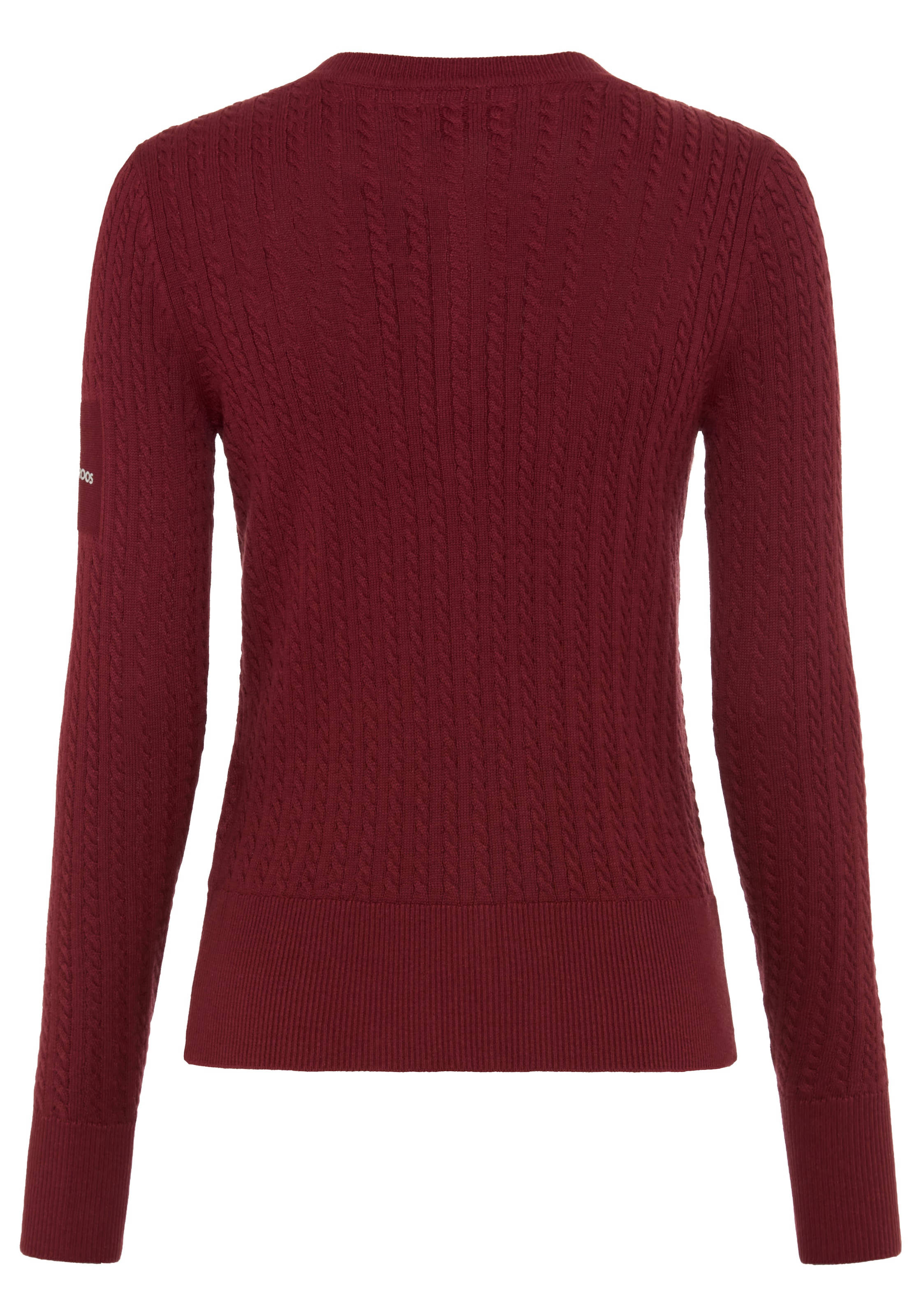 KangaROOS Veste en tricot forme mi-longue, coupe ajustée, en maille fine et tricot