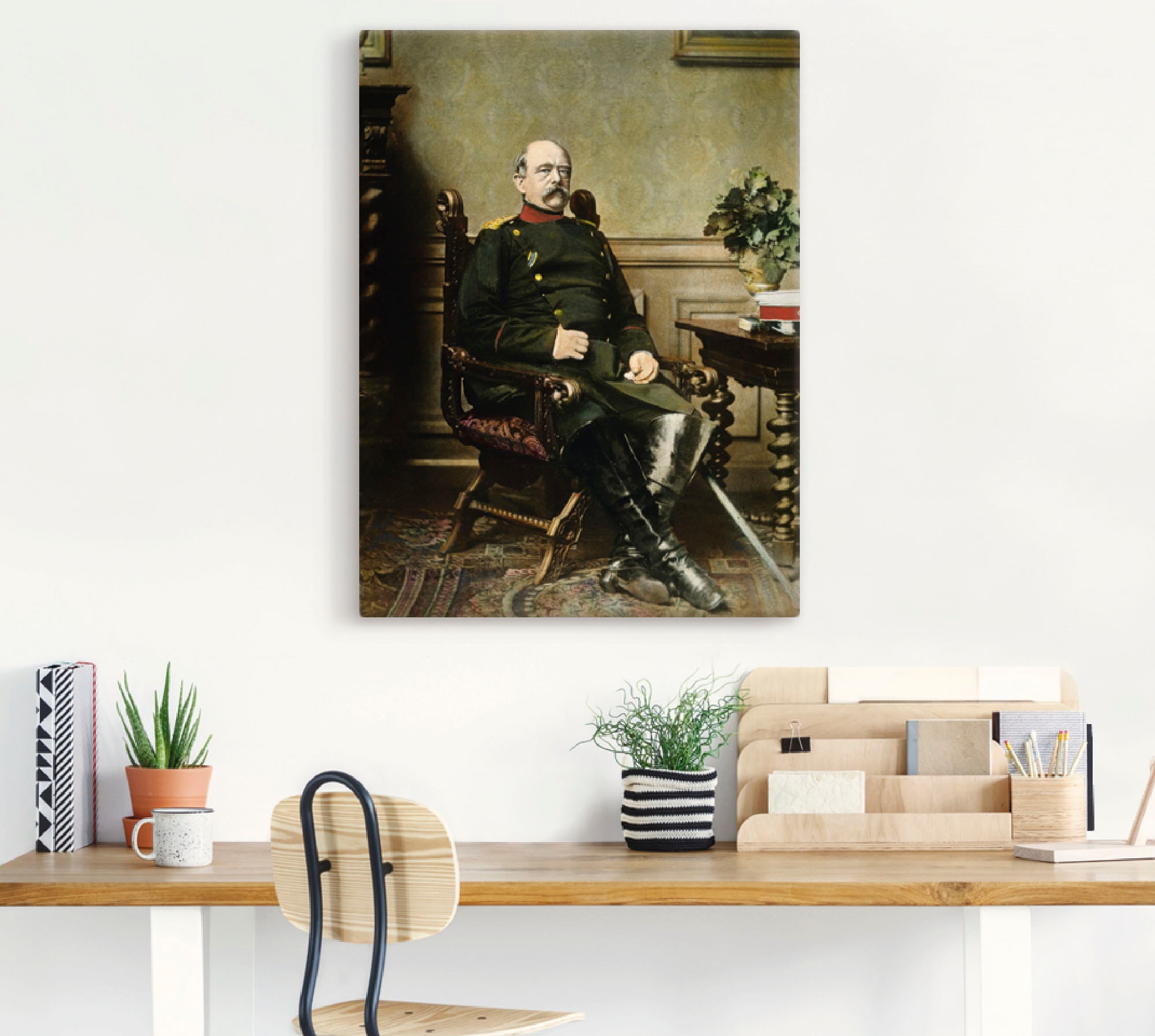 Artland Tableau sur toile »Otto von Bismarck« 1 cuis tlg. auf Holzrahmen gespannt