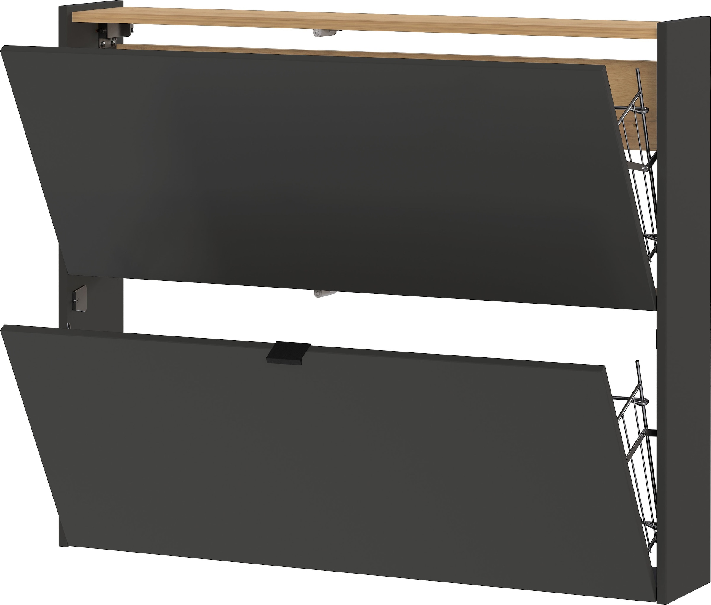 GERMANIA Schuhschrank »Ameca« 1 Stk. tlg. für schmale Flure, Tiefe: 18cm, Soft-close, Breite: 100 oder 140 cm