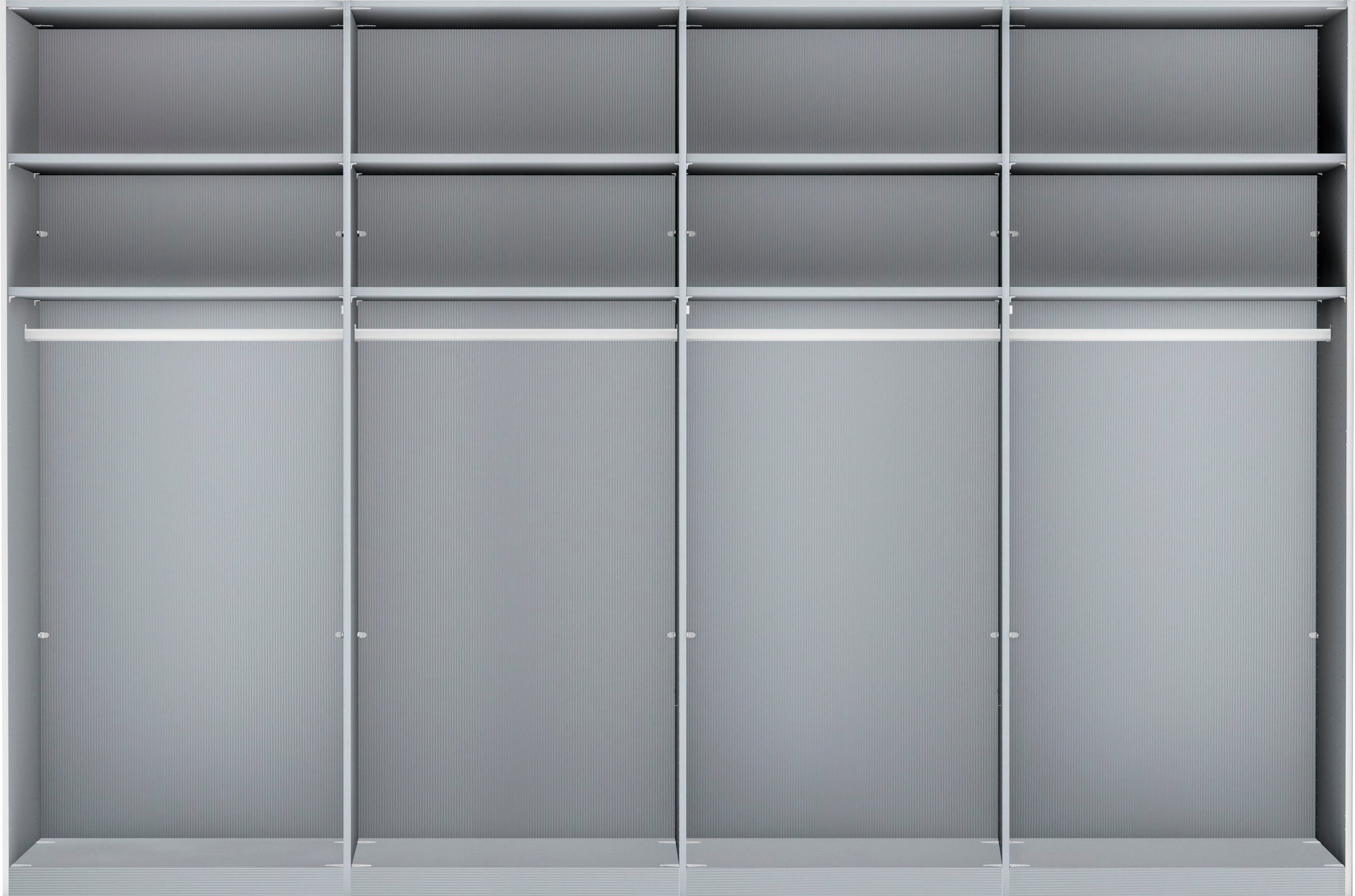 WIEMANN Schwebetürenschrank »Monaco« hochwertige Glas- und Spiegelfront