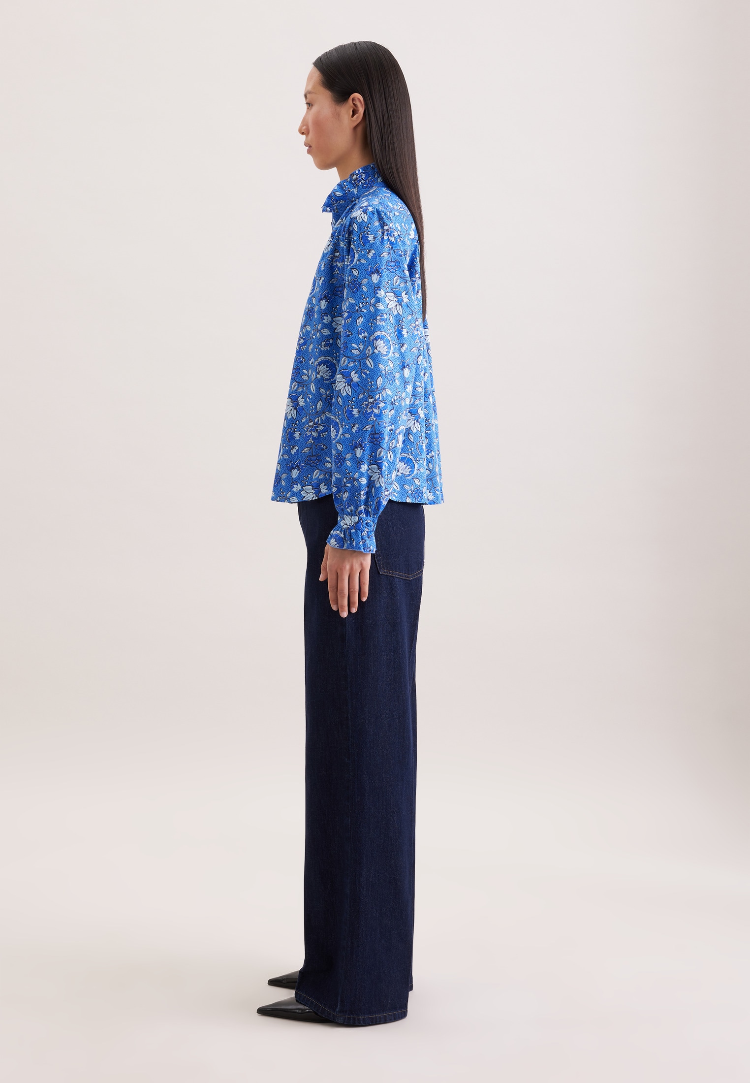 seidensticker Blouse classique impression col montant 1/1