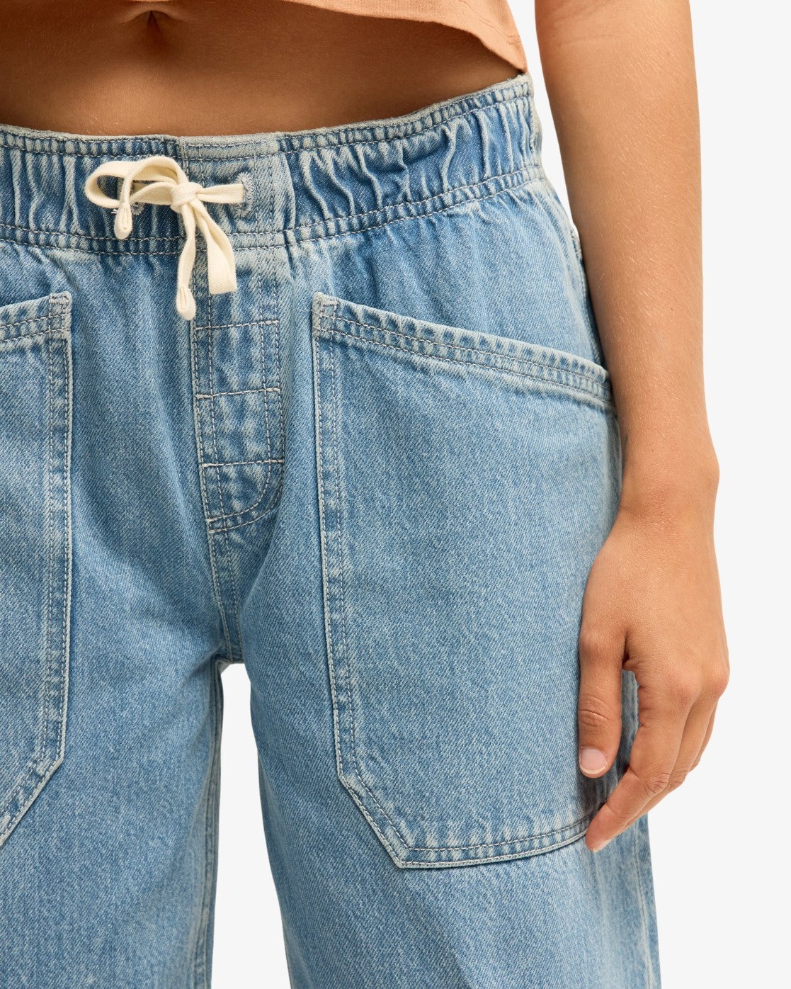 Billabong 1100000002199 »ZONTE DENIM« avec coupe normale large, en coton, respirant