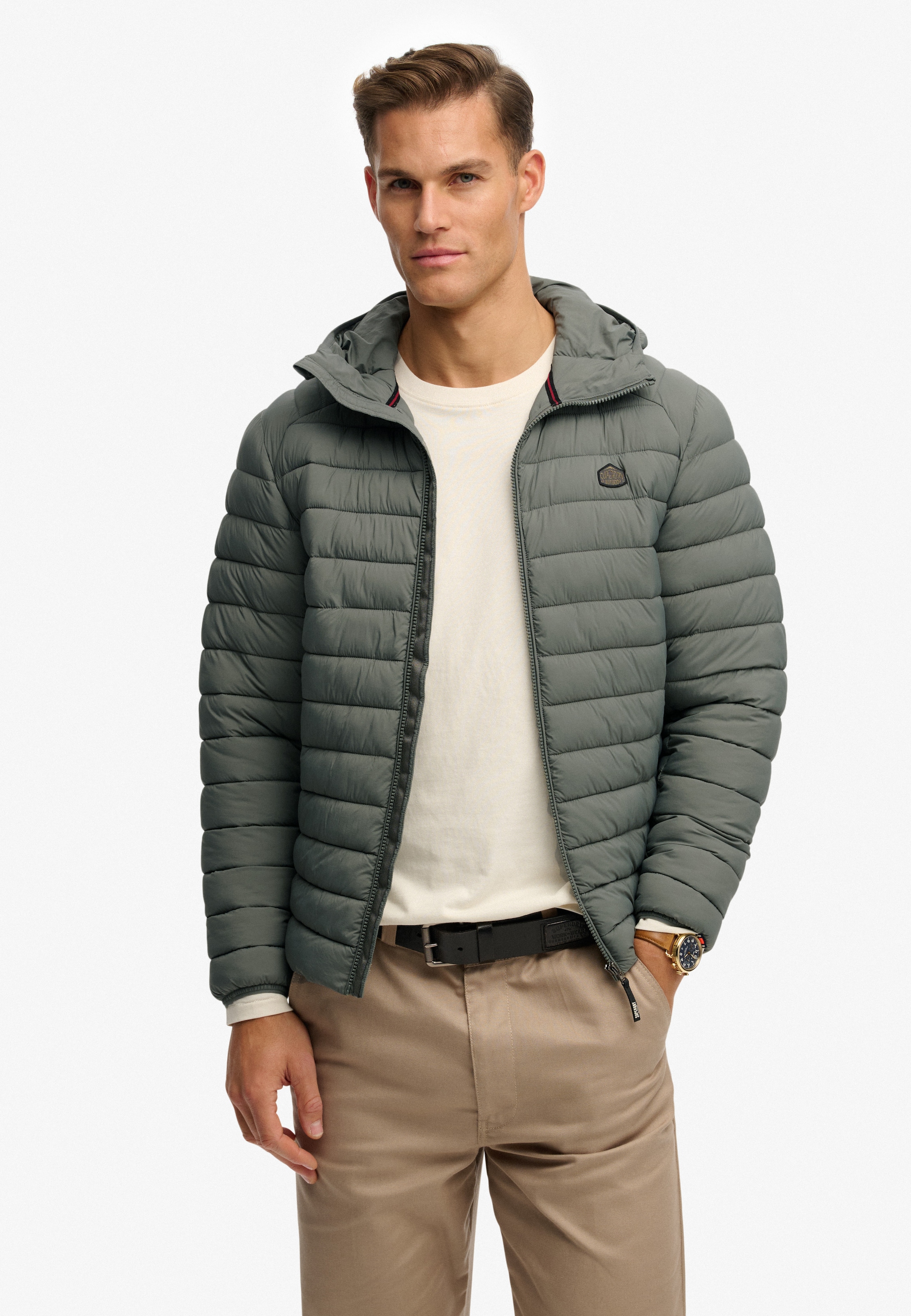 Superdry Veste matelassée »Hooded Fuji Lite Jacket« mit Kapuze slim fit Form, mit Kapuze
