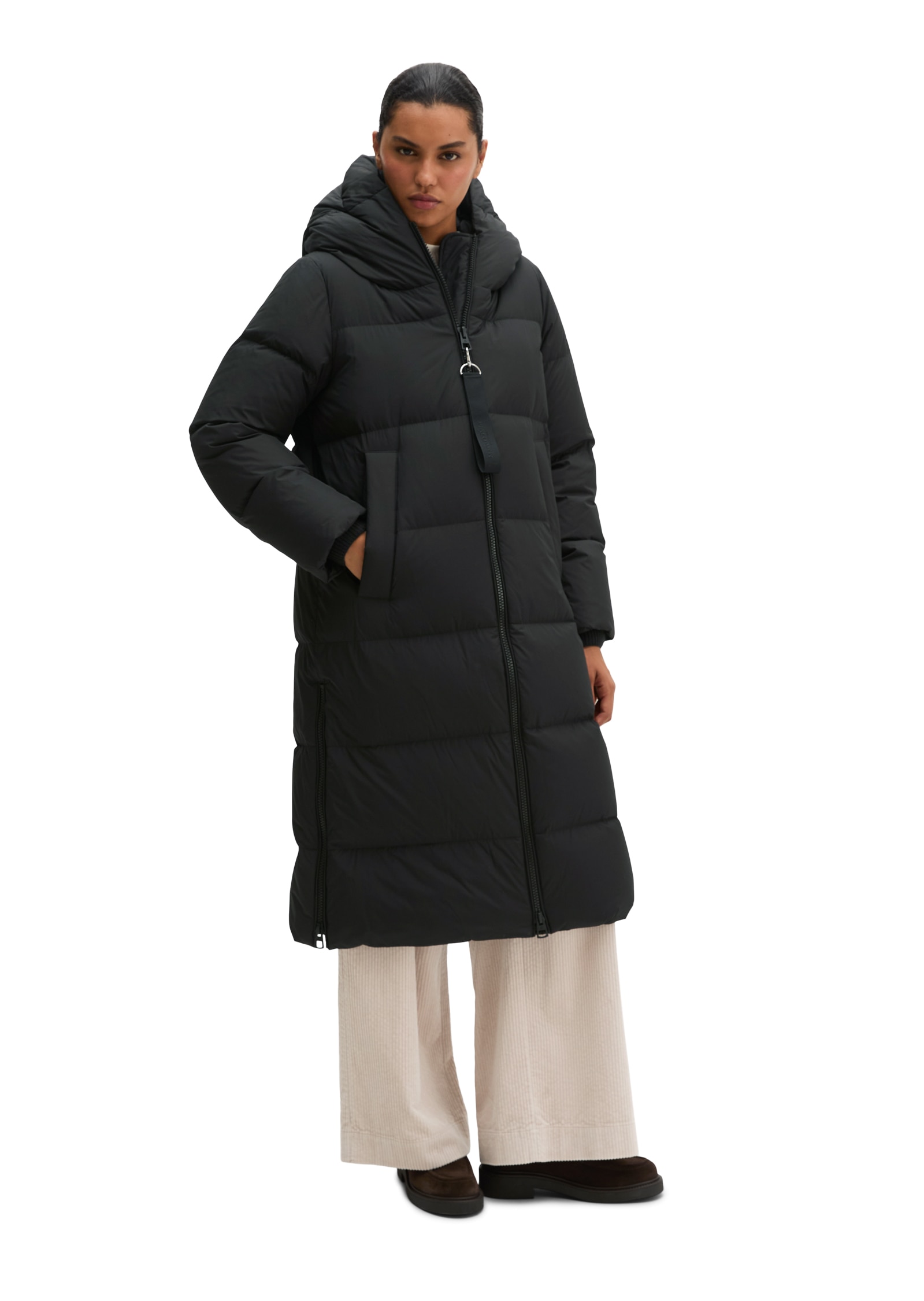 Marc O'Polo Manteau en duvet avec fermeture éclair bidirectionnelle et fermetures latérales