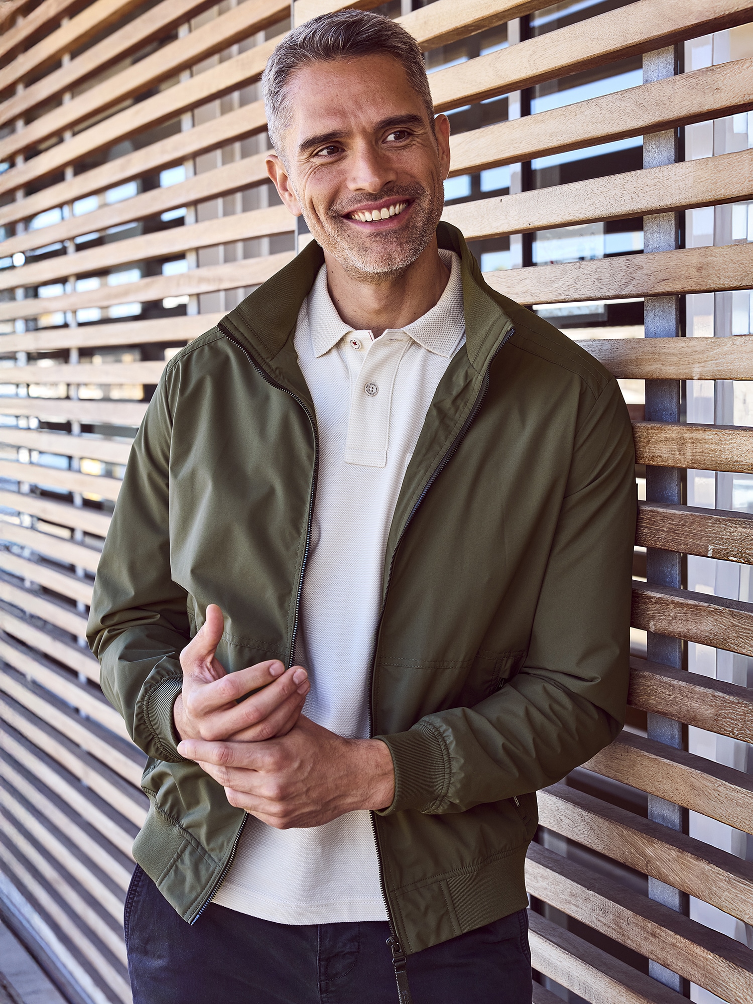 LERROS Blouson »Wind- und wasserabweisender Herren Blouson« ohne Kapuze