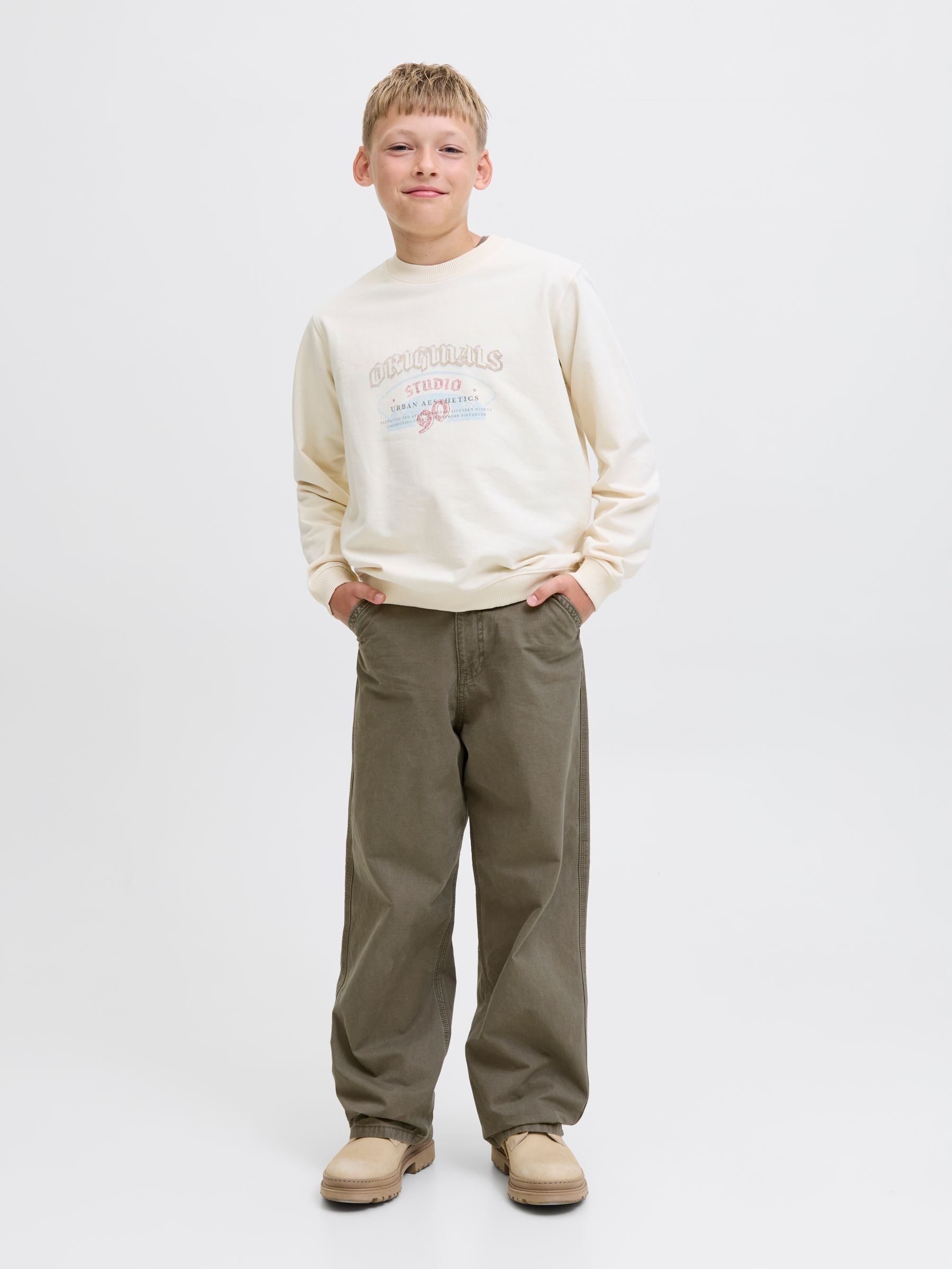 Jack & Jones Junior 5-Pocket-Hose »JPSTALEX EMBER WORKER PANT JNR NOOS«