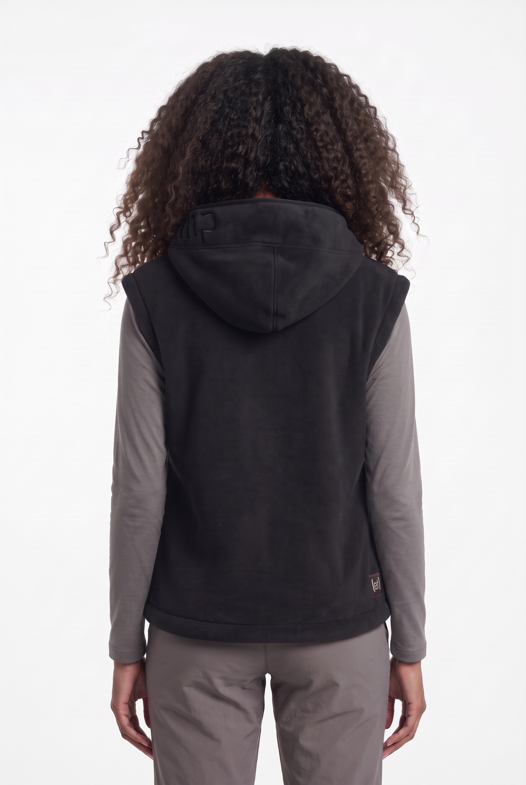 CMP Gilet polaire »WOMAN VEST FIX HOOD« avec capuche, style sportif, en polyester