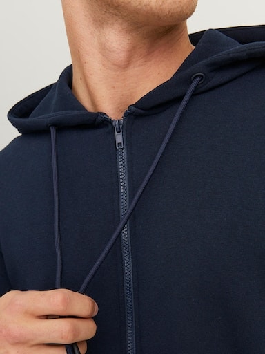 Jack & Jones Kapuzensweatjacke »JJEBRADLEY mit Kapuze, ideal für kalte Jahreszeit« mit Kapuze
