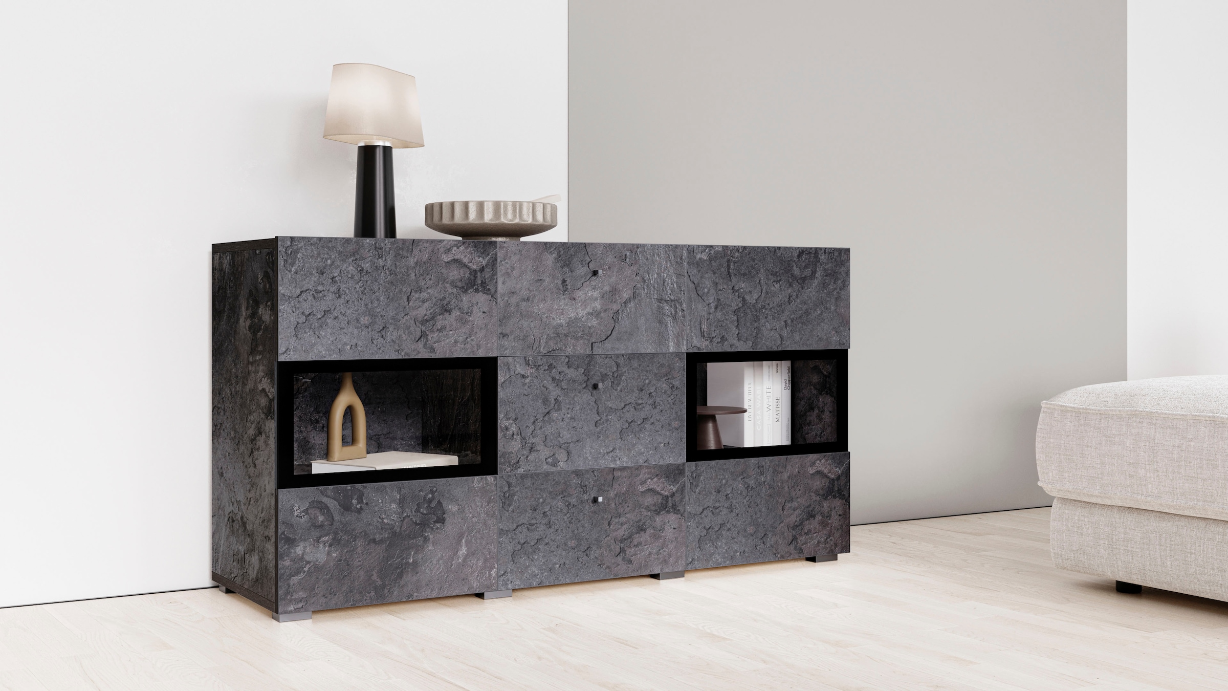 GOODproduct Buffet »Baros« Largeur 132 cm