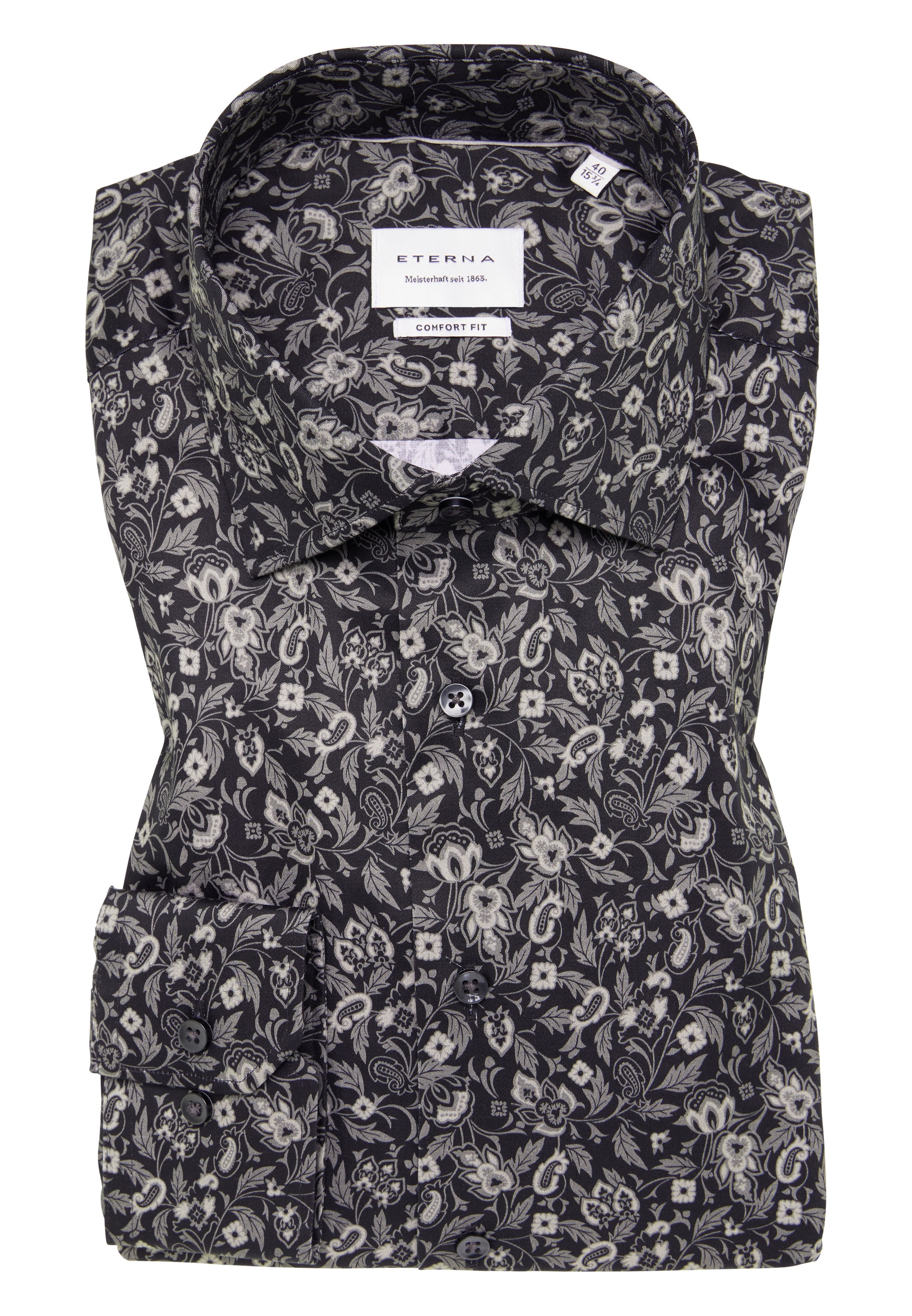 Eterna Langarmhemd »COMFORT FIT« NON IRON (bügelfrei)