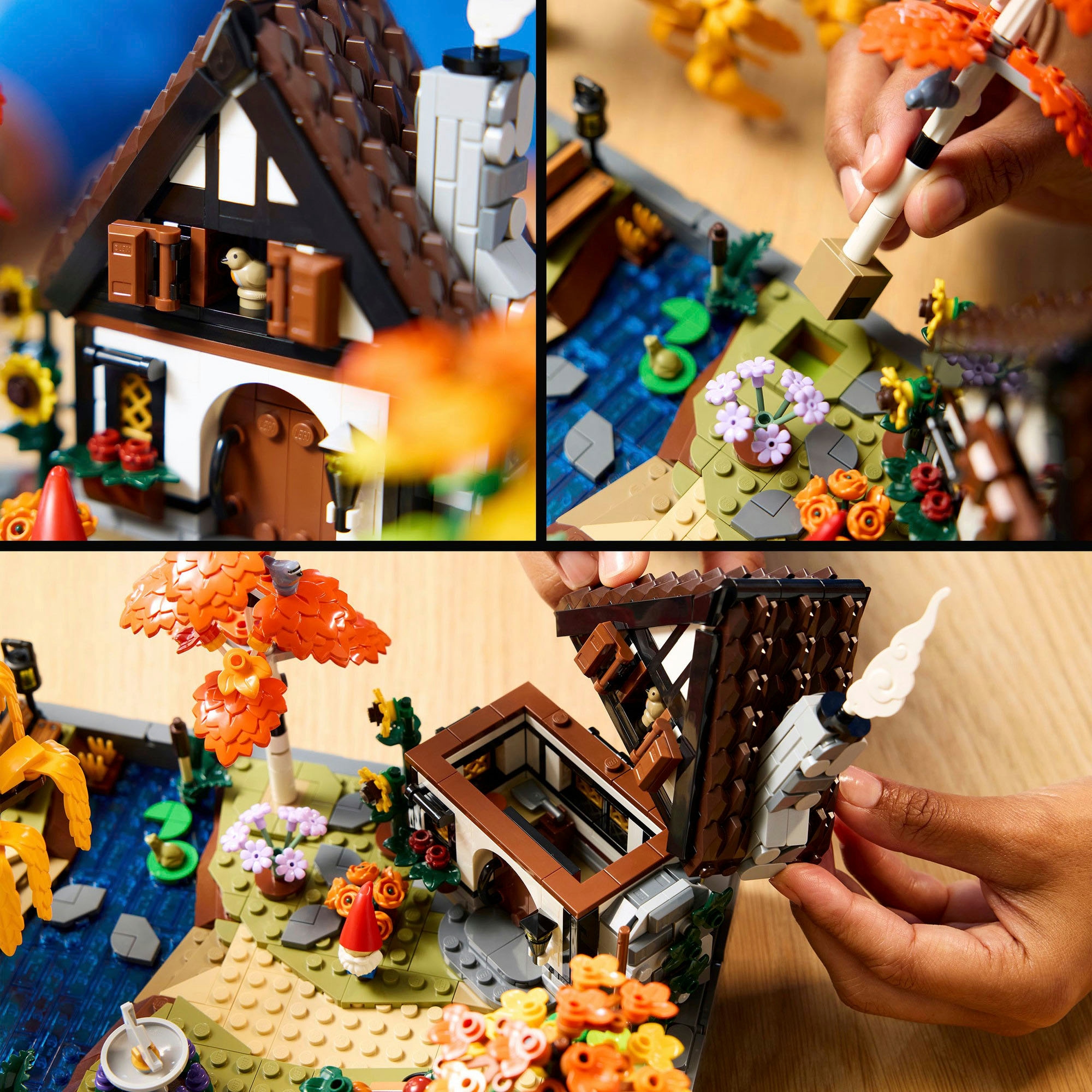 LEGO® Pions de construction »Herbstlicher Landhausgarten (11372), LEGO Icons« Made in Europe