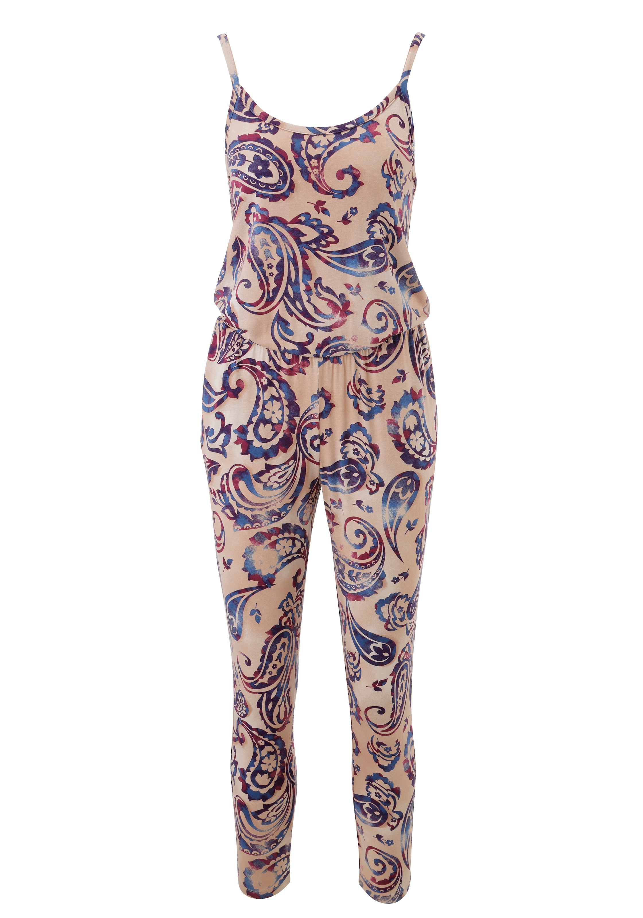 Aniston CASUAL Overall mit grossflächigem Paisley-Muster im Batik-Look - NEUE KOLLEKTION
