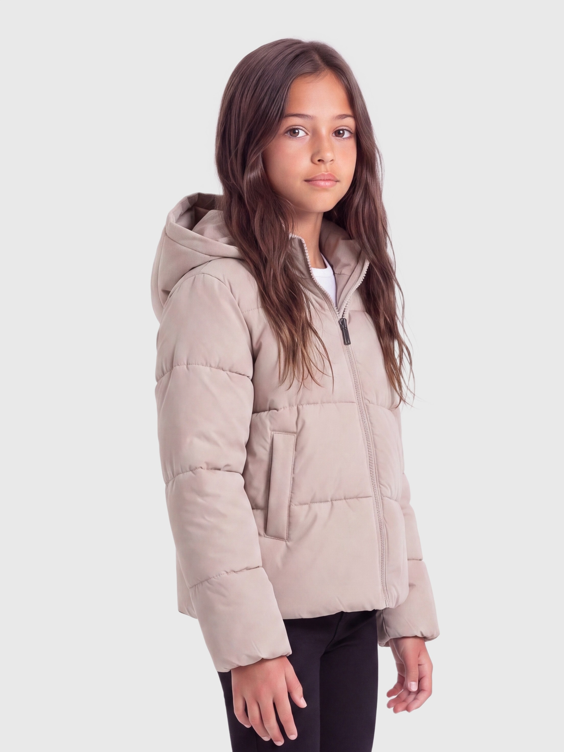 KIDS ONLY Steppjacke »KOGJUTA LIFE SHORT PUFFER OTW NOOS« mit Kapuze