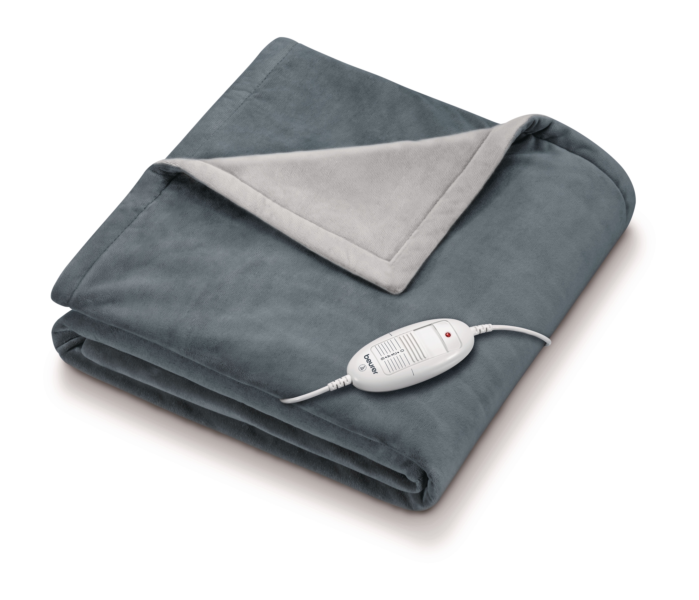 BEURER Couverture chauffante »HD 75 Cosy Dark-Grey, elektrische Wärmedecke zum Einkuscheln« avec 6 niveaux de température, arrêt automatique, lavable en machine