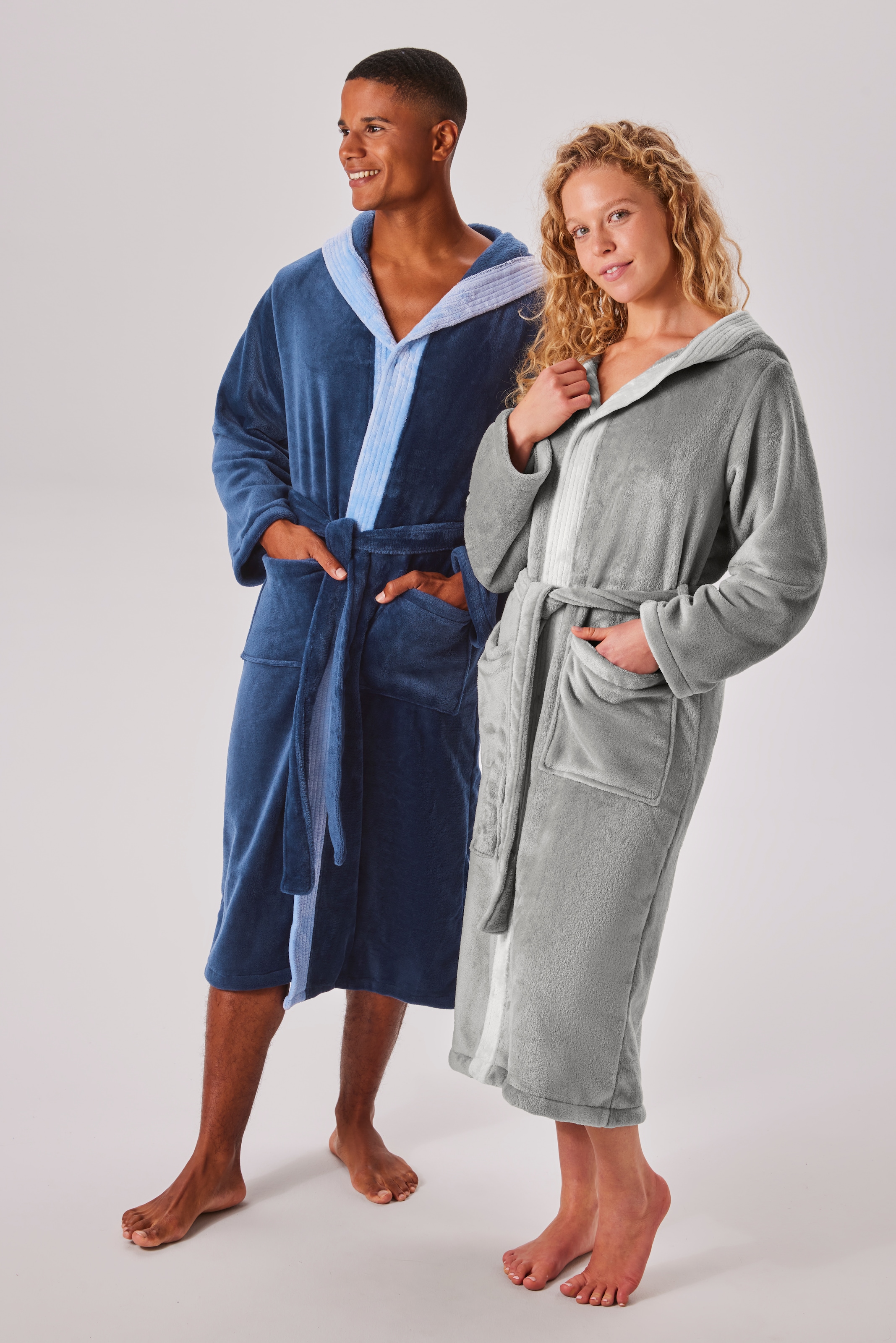 GOODproduct Unisex-Bademantel »Miia, ideal für Sauna, Spa & im Urlaub« 1 Stk. weich und kuschelig, plüsch, für Damen und Herren, S-XL