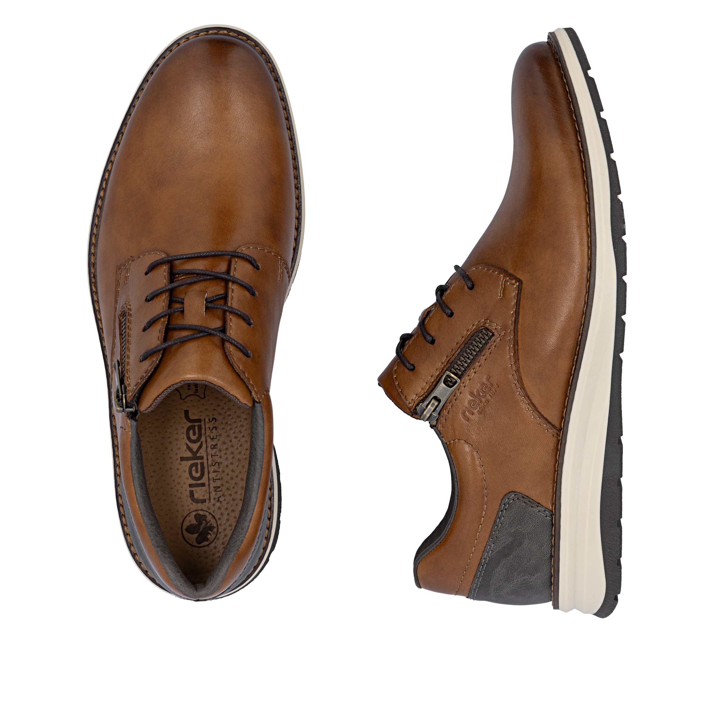 Rieker Chaussure à lacets  chaussure de fête, chaussure basse, chaussure business à lacets avec semelle intérieure souple
