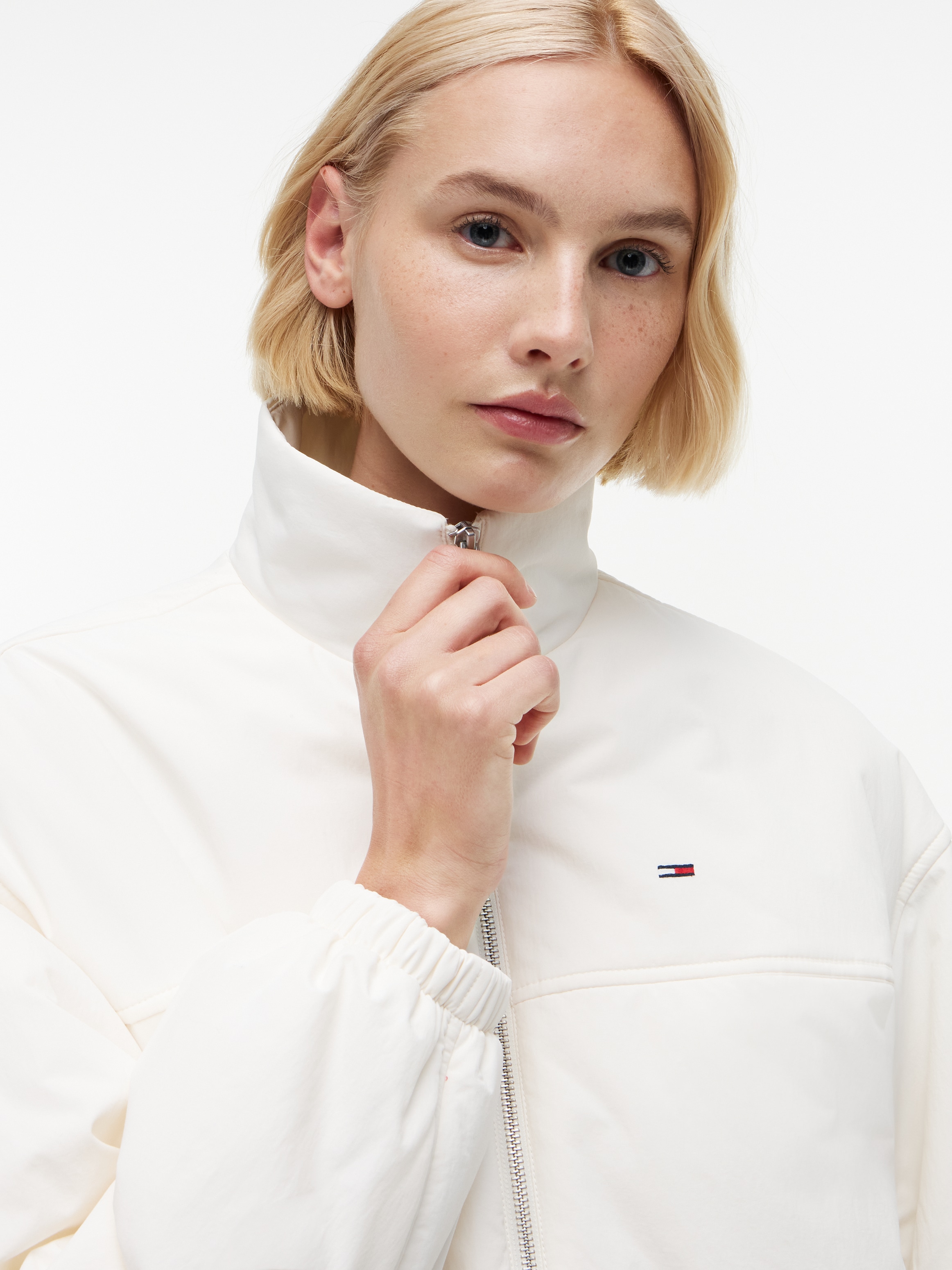 Tommy Jeans Blouson »TJW PADDED HIGH NECK JACKET« fibre synthétique