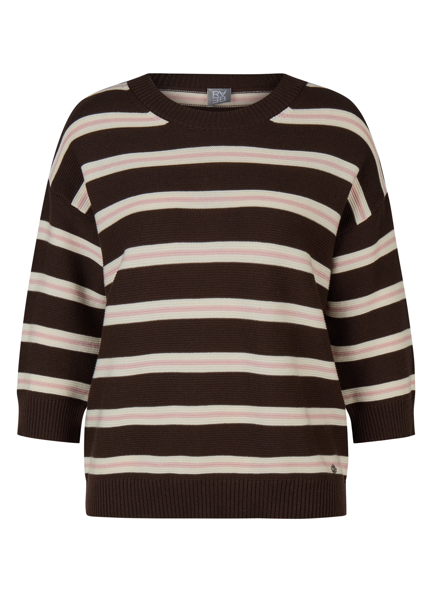 Rabe Pull en tricot avec motif à rayures