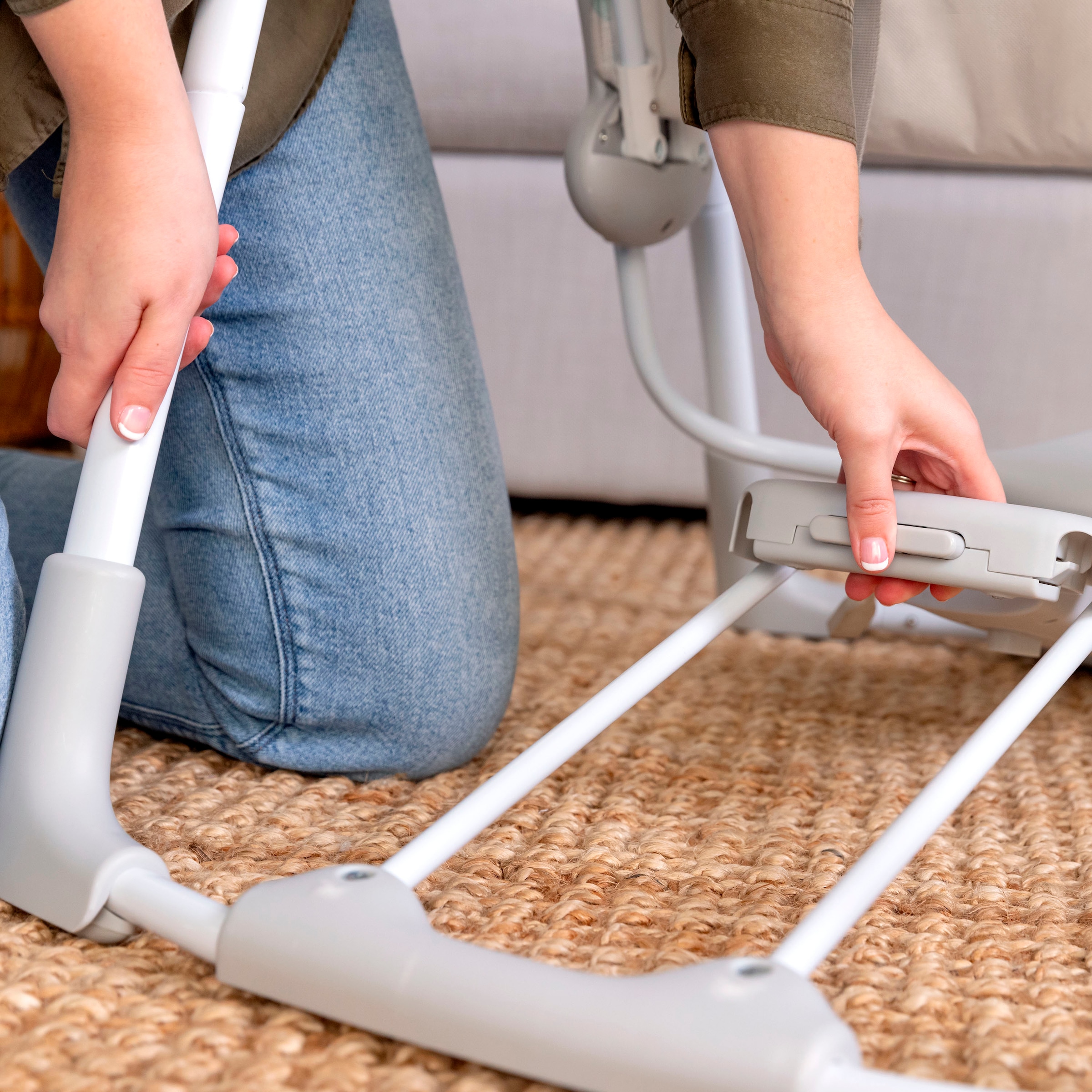 ingenuity Transat pour bébé »Cozy Spot Swing 'n Go Portable Swing« bis 9 kilos mit Sound-Effekt