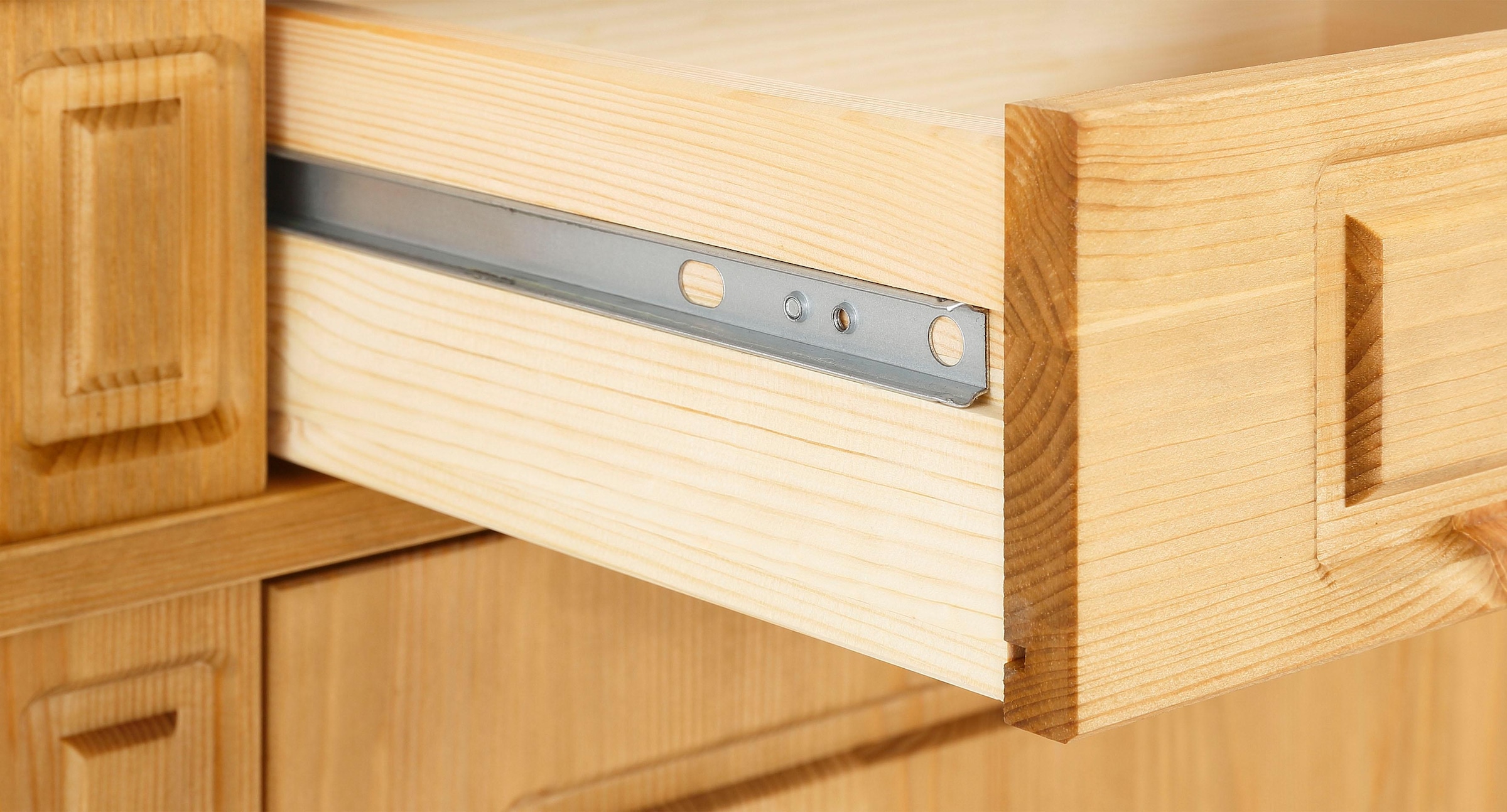 Frottee Sideboard »Frottee« Kommode im klassischen Landhausstil, Breite 202 cm