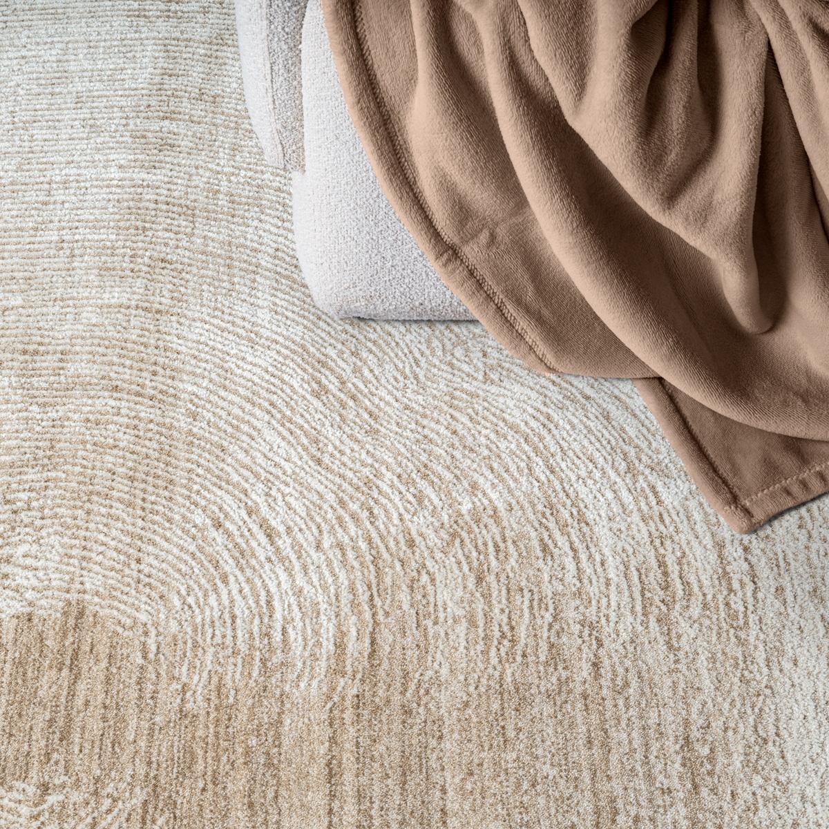the carpet Tapis design »Nuvra« Rectangulaire 15 mm Höhe Abstrait