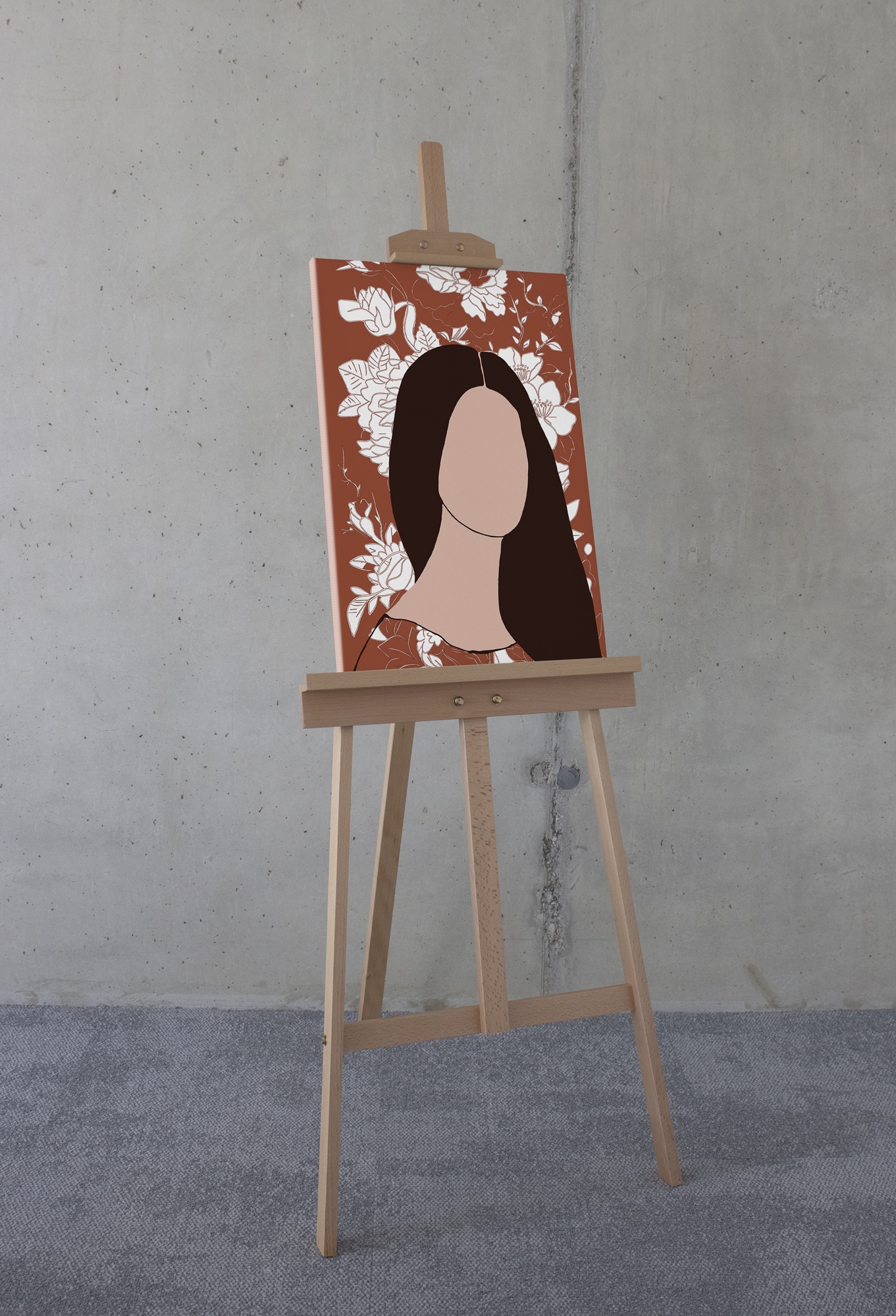 Komar Leinwandbild »Beautiful Soul - Grösse 40 x 60 cm« Natur 1 Stk. tlg. Keilrahmenbild mi Echtholzrahmen