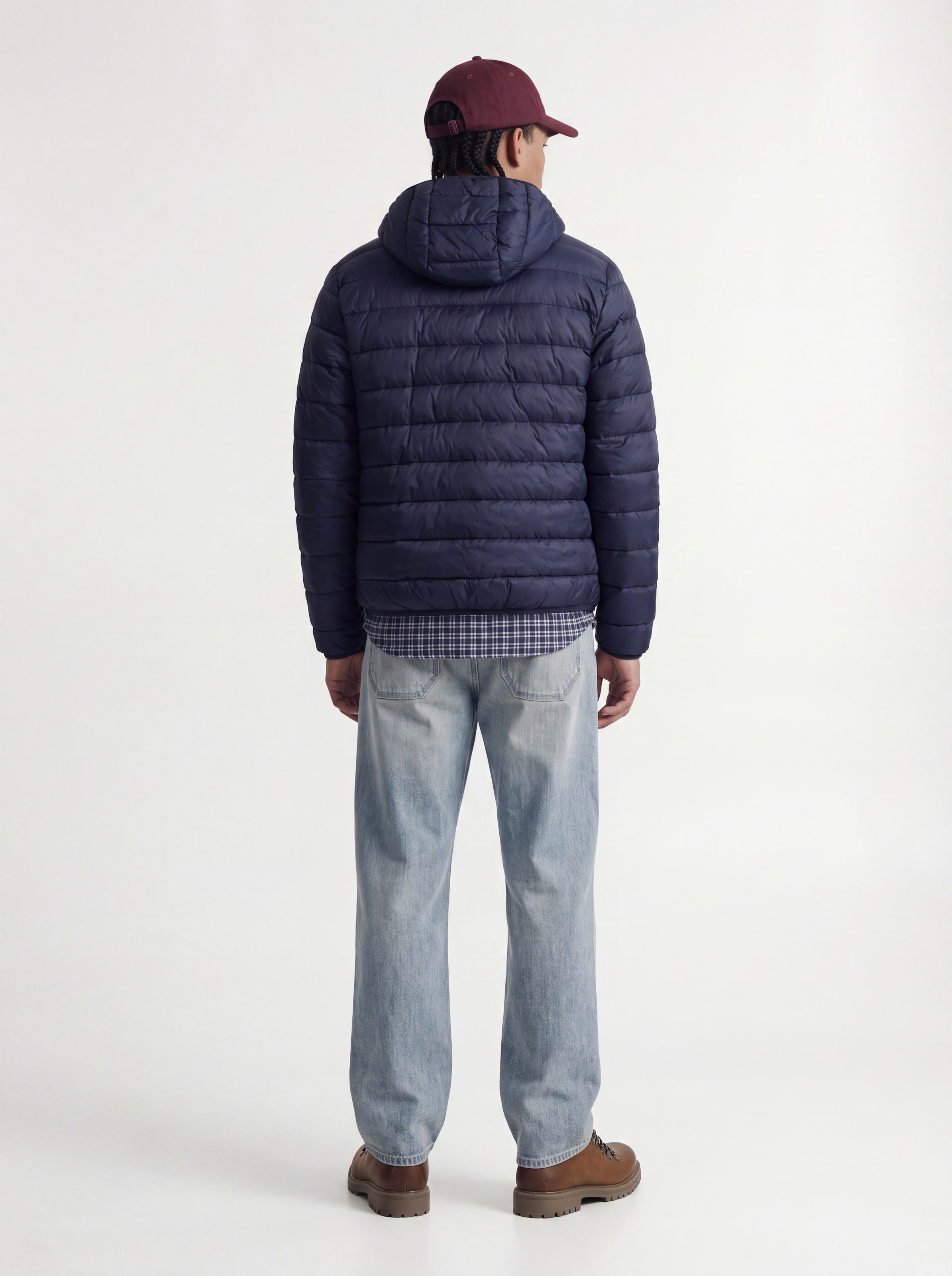Jack & Jones Veste matelassée »JJEBERG LIGHT DOWN PUFFER HOOD NOOS« avec capuche fibre synthétique, coupe normale