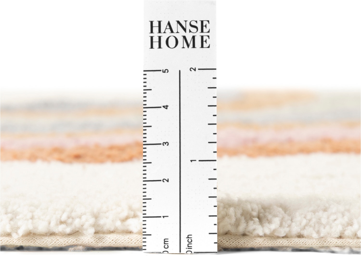 HANSE Home Kinderteppich »Petite Melodie« rechteckig 10 mm Höhe Waschbar, Handgemacht, Baumwolle, Rutschfest Spielteppich Kinderzimmer