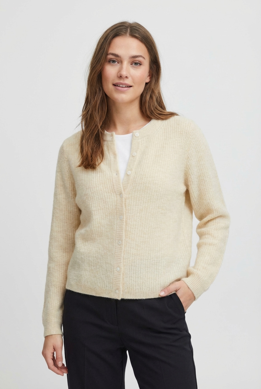 Vila Strickjacke »VILORY O-NECK L/S KNIT CARDIGAN-NOOS«