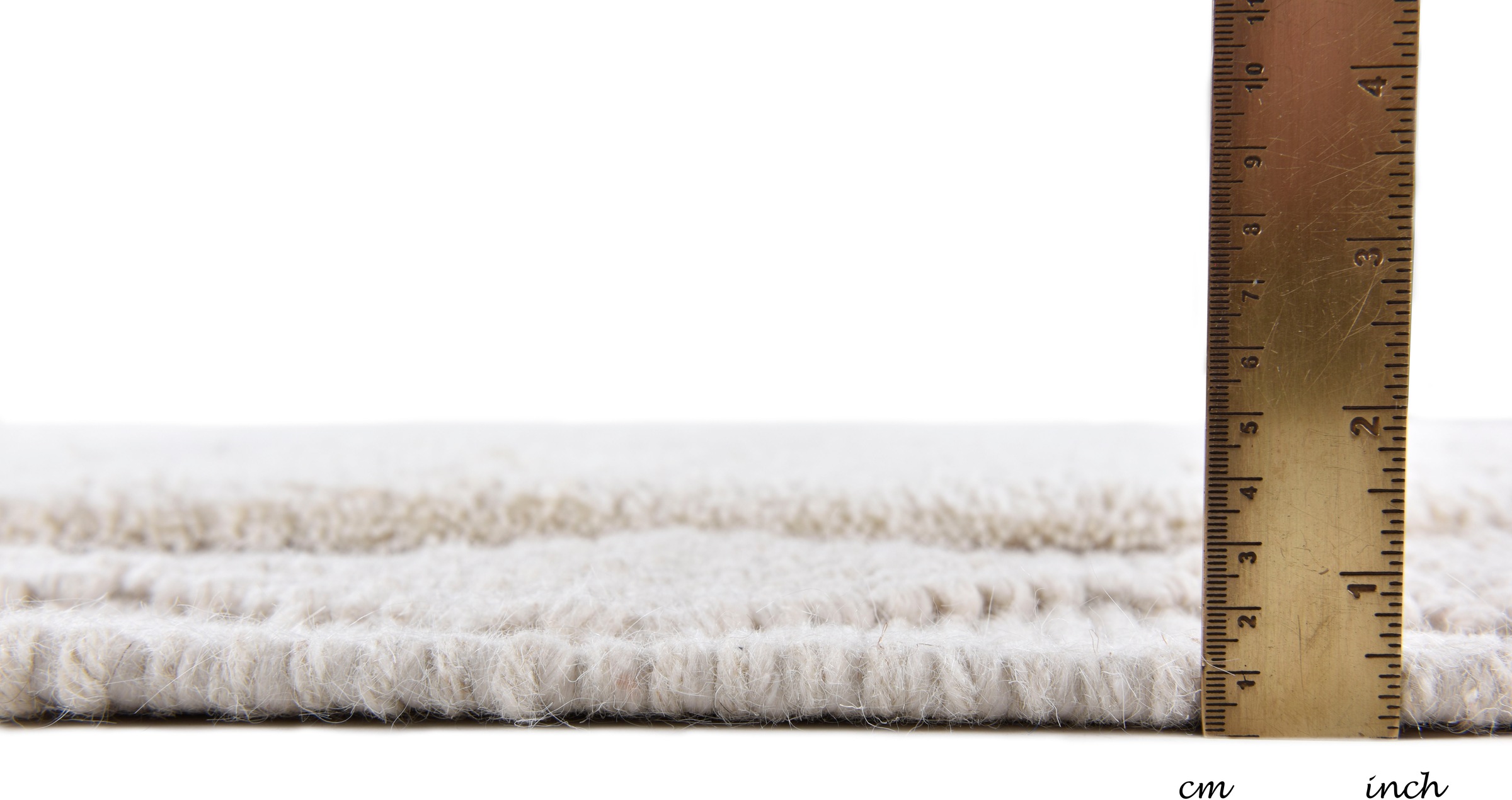 THEKO Tapis en laine »Bergen - 630« Rectangulaire 5 mm Höhe Handweb Teppich, reine Wolle, handgewebt, Scandi Design, mit Bordüre