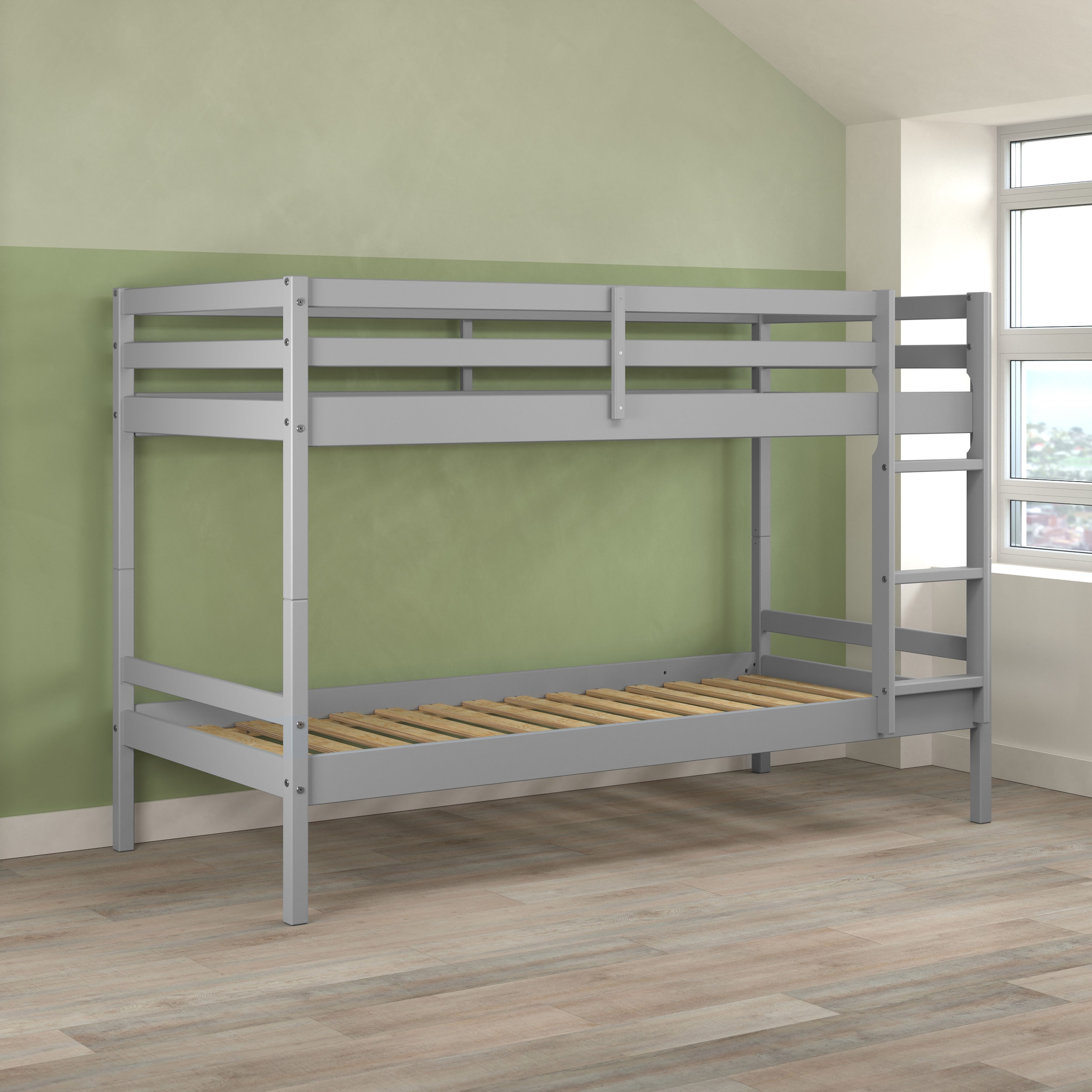 Lüttenhütt Etagenbett »Mora Bett Kinderbett Leiterbett Stockbett Holzbett Bestseller« 1 Stk. tlg. Teilbares Etagenbett aus Massivholz - (B/T/H): 100/208/140 cm Hochbett