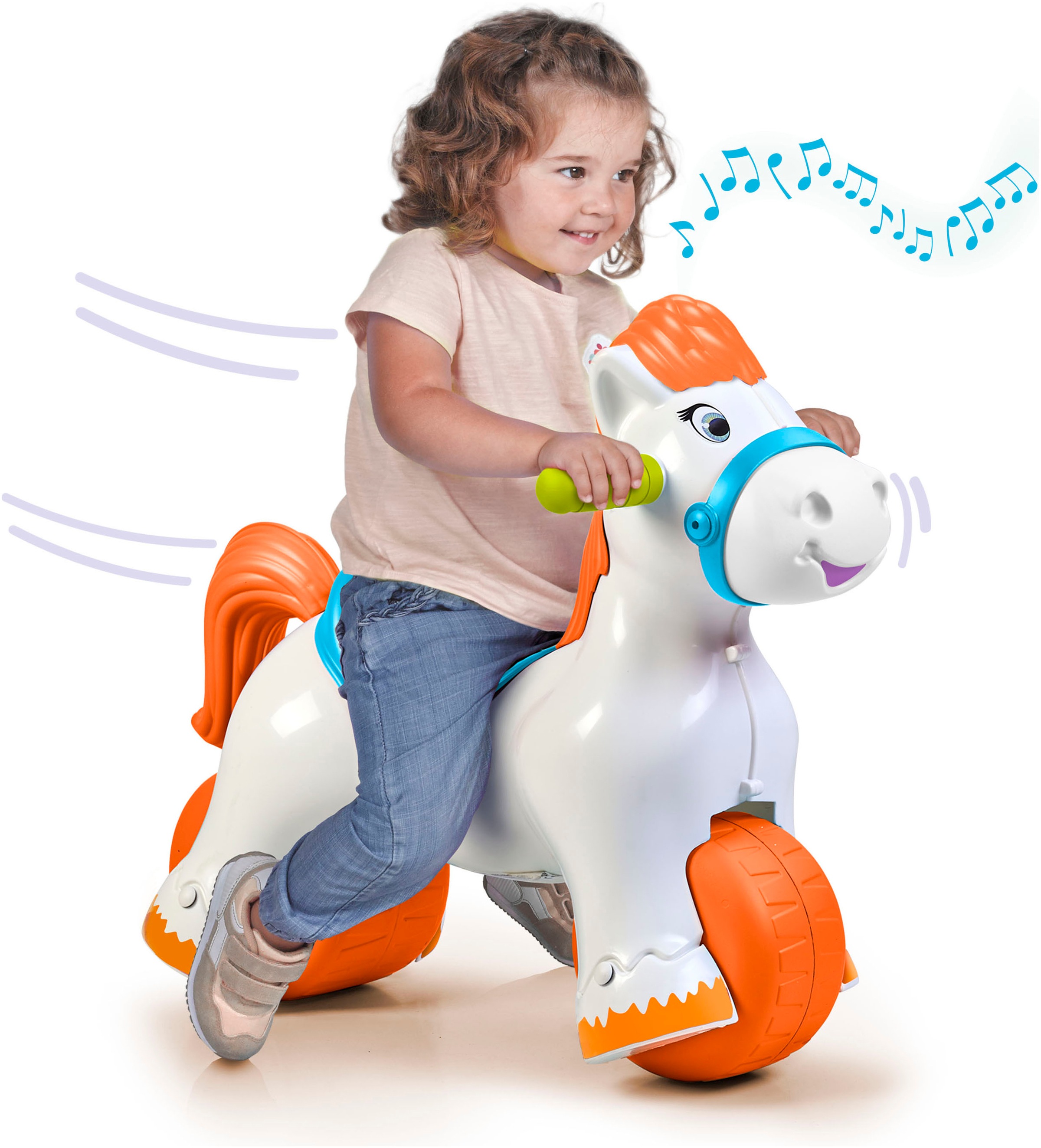 Feber® Cheval à bascule »Ponyferber 2in1« mit Licht- und Soundeffekt; Made in Europe