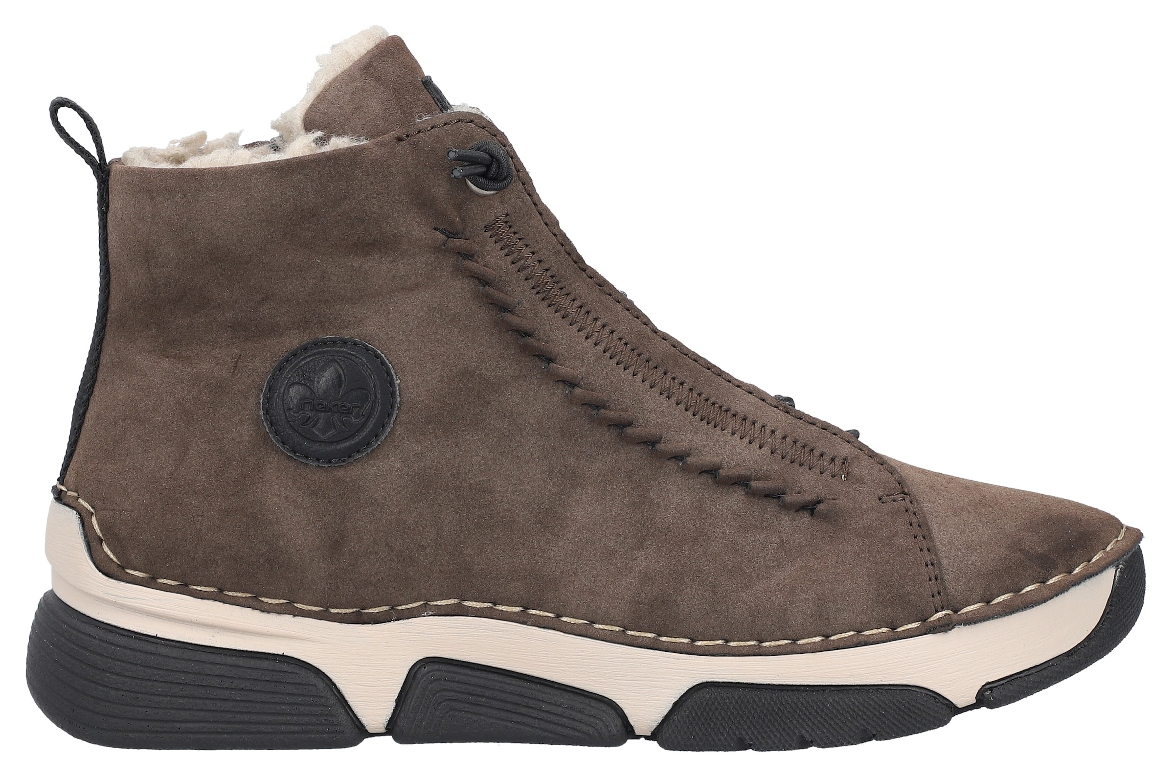 Rieker Winterboots  Winterstiefelette, Outdoorboots, Warmfutter, mit Innenreissverschluss