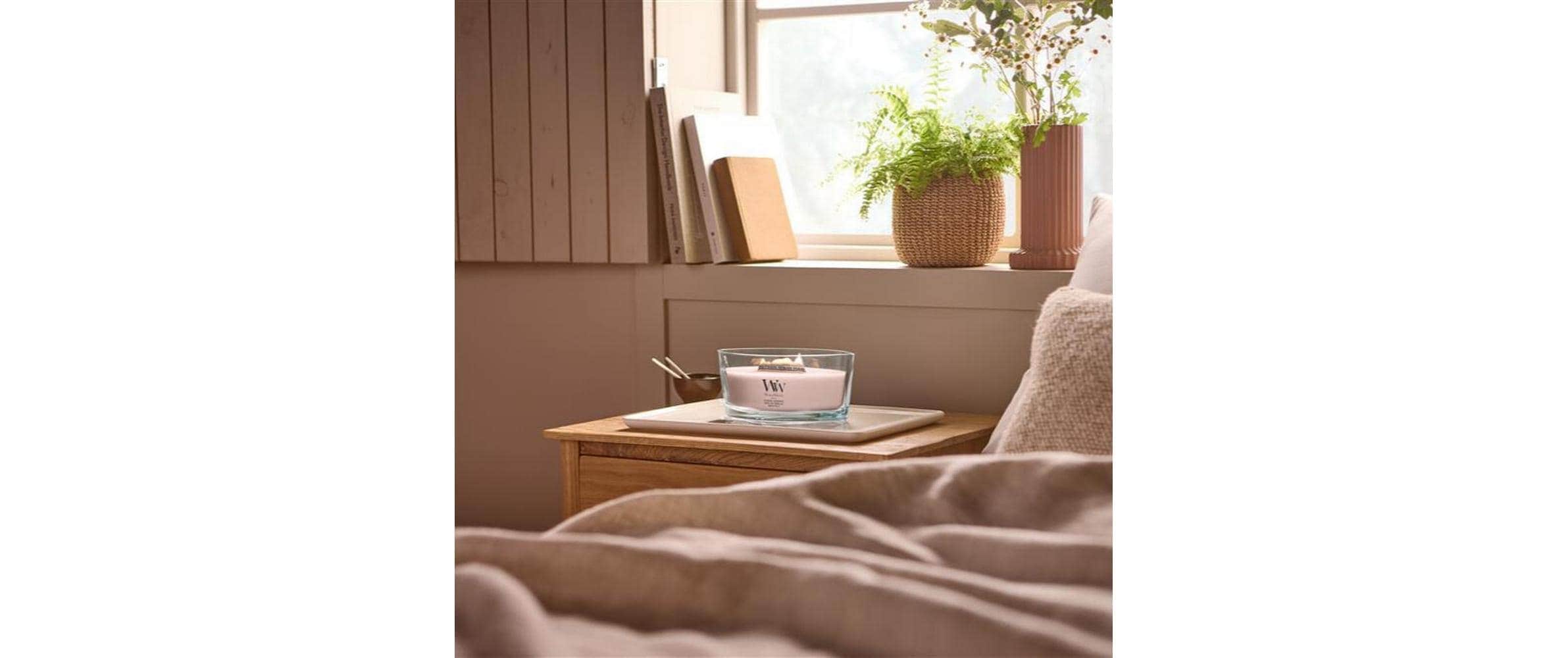 Woodwick Bougie parfumée »Coastal Sunberry Ellipse«