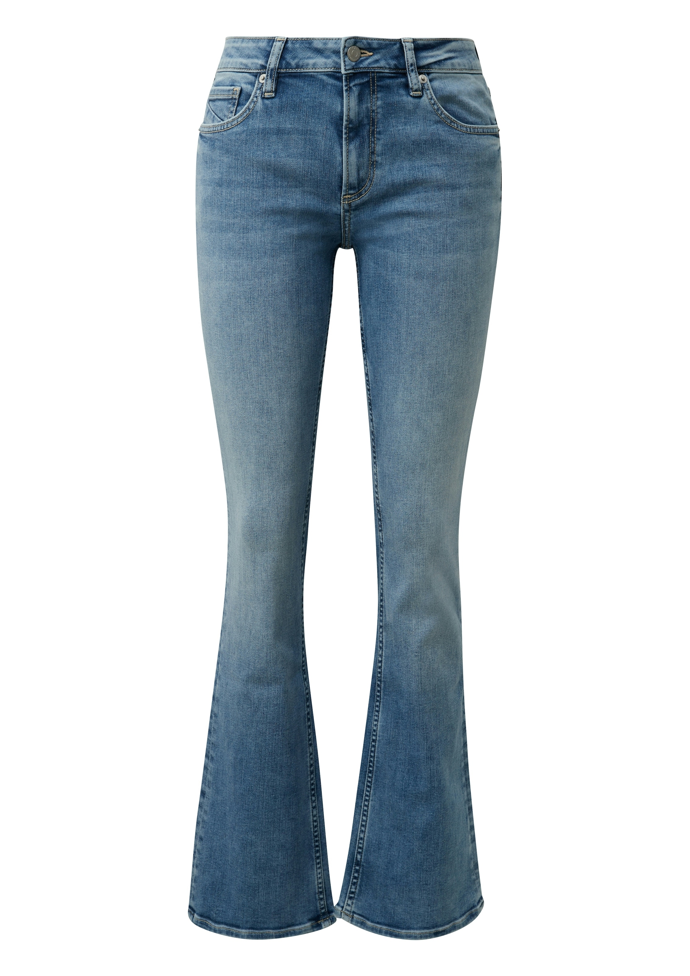 QS Jeans à pattes d'eph avec patte d'éléphant et stretch