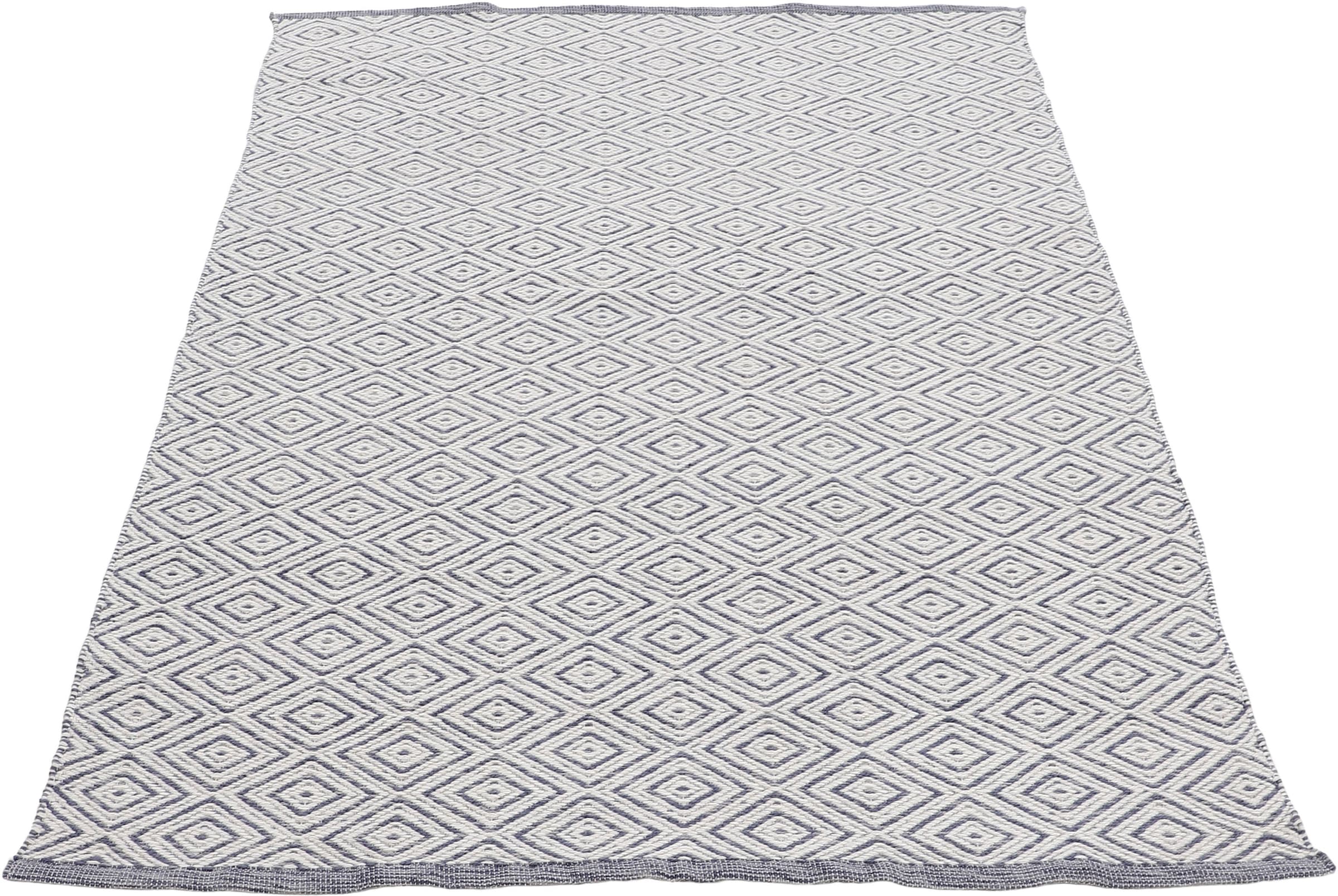 carpetfine Tapis »Frida 200« Rectangulaire 7 mm Höhe Wendeteppich, 100% recyceltem Material (PET), Flachgewebe, Sisal Optik