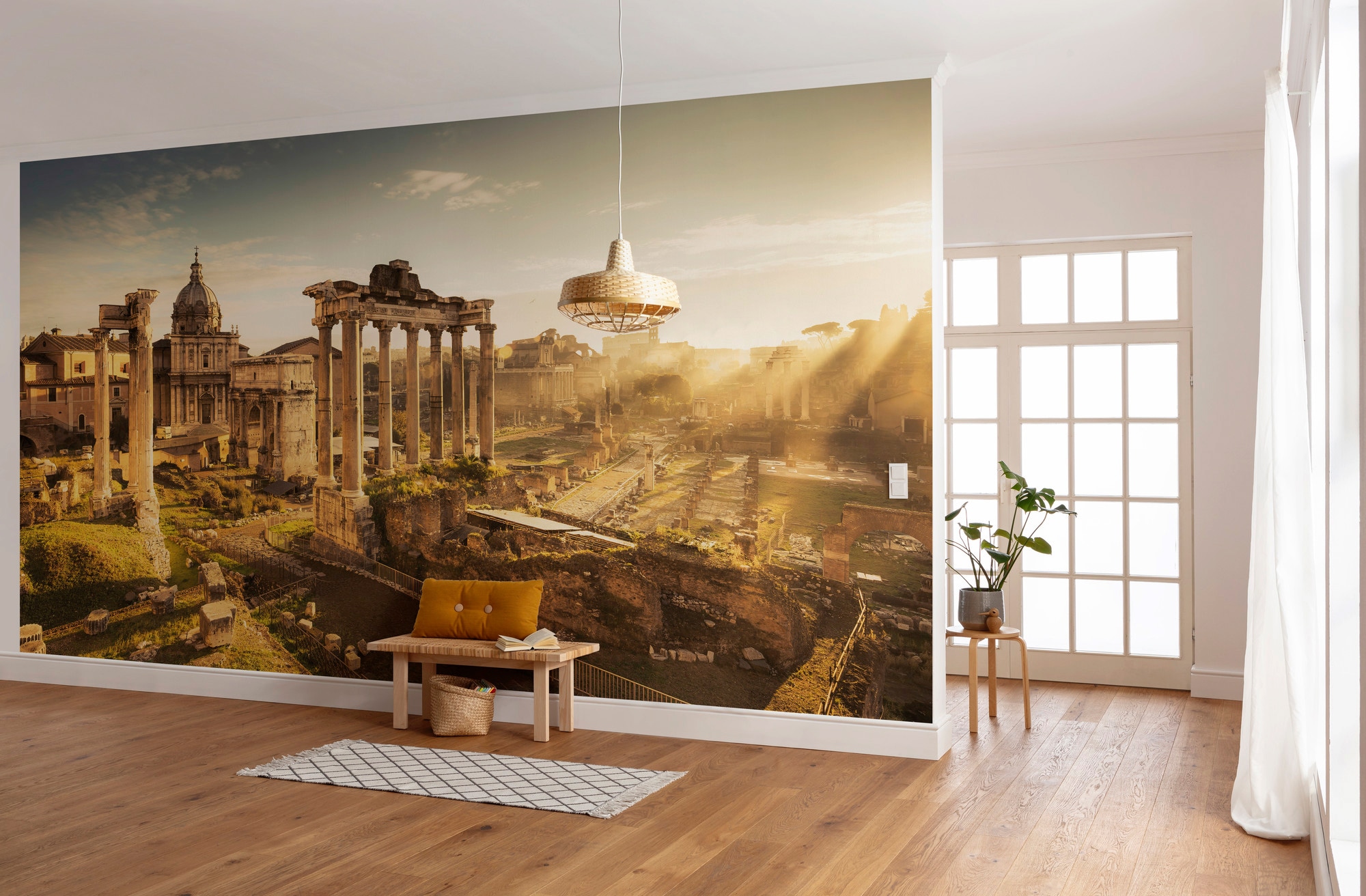 Komar Papier peint intissé »Digitaldruck Vlies -  Forum Romanum - Grösse 500 x 280 cm« imprimé Wohnzimmer, Schlafzimmer