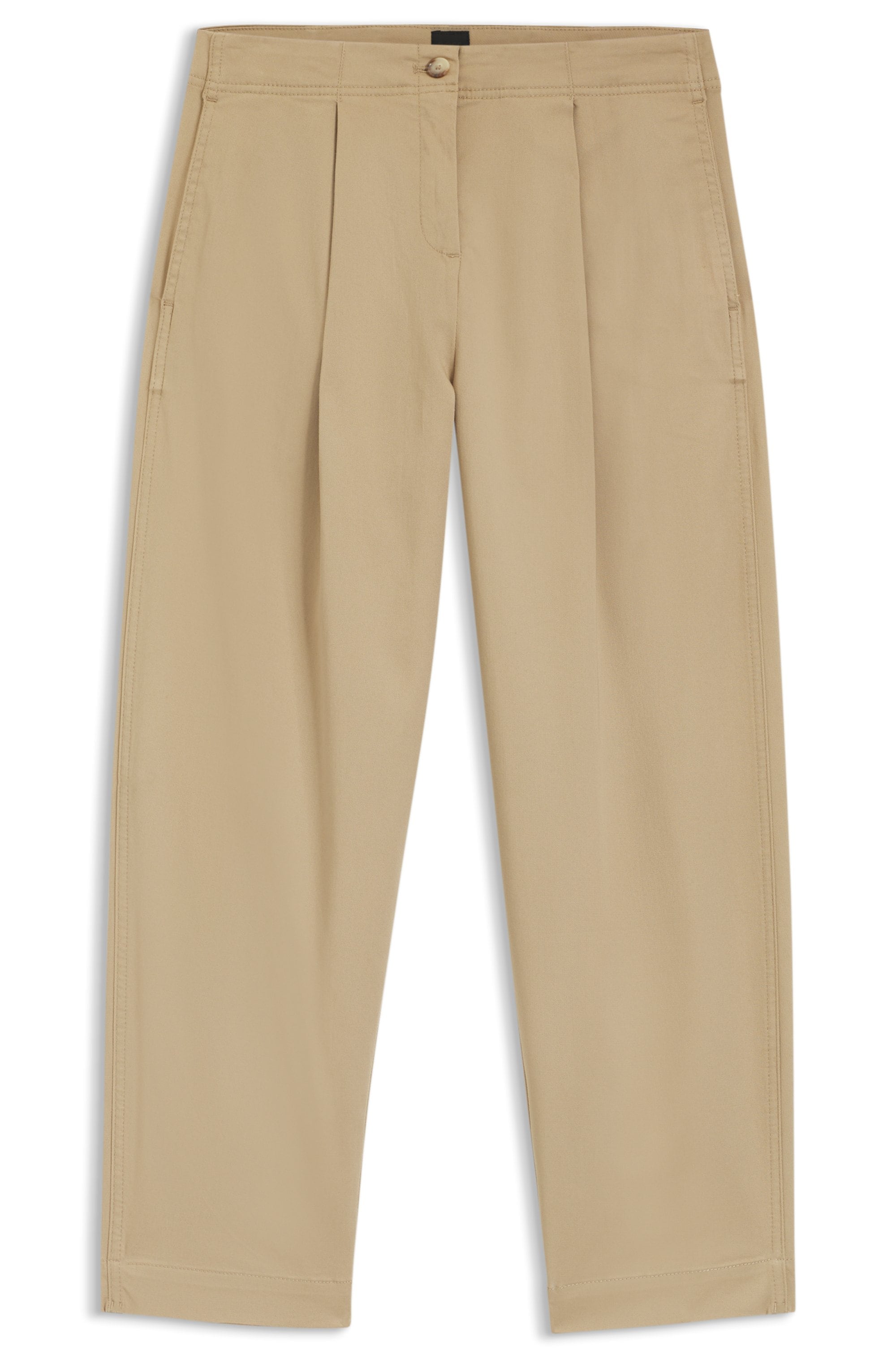 BOSS ORANGE Chinos »Taquina Premium Damenmode«  in lockerer Passform, Barrel Fit