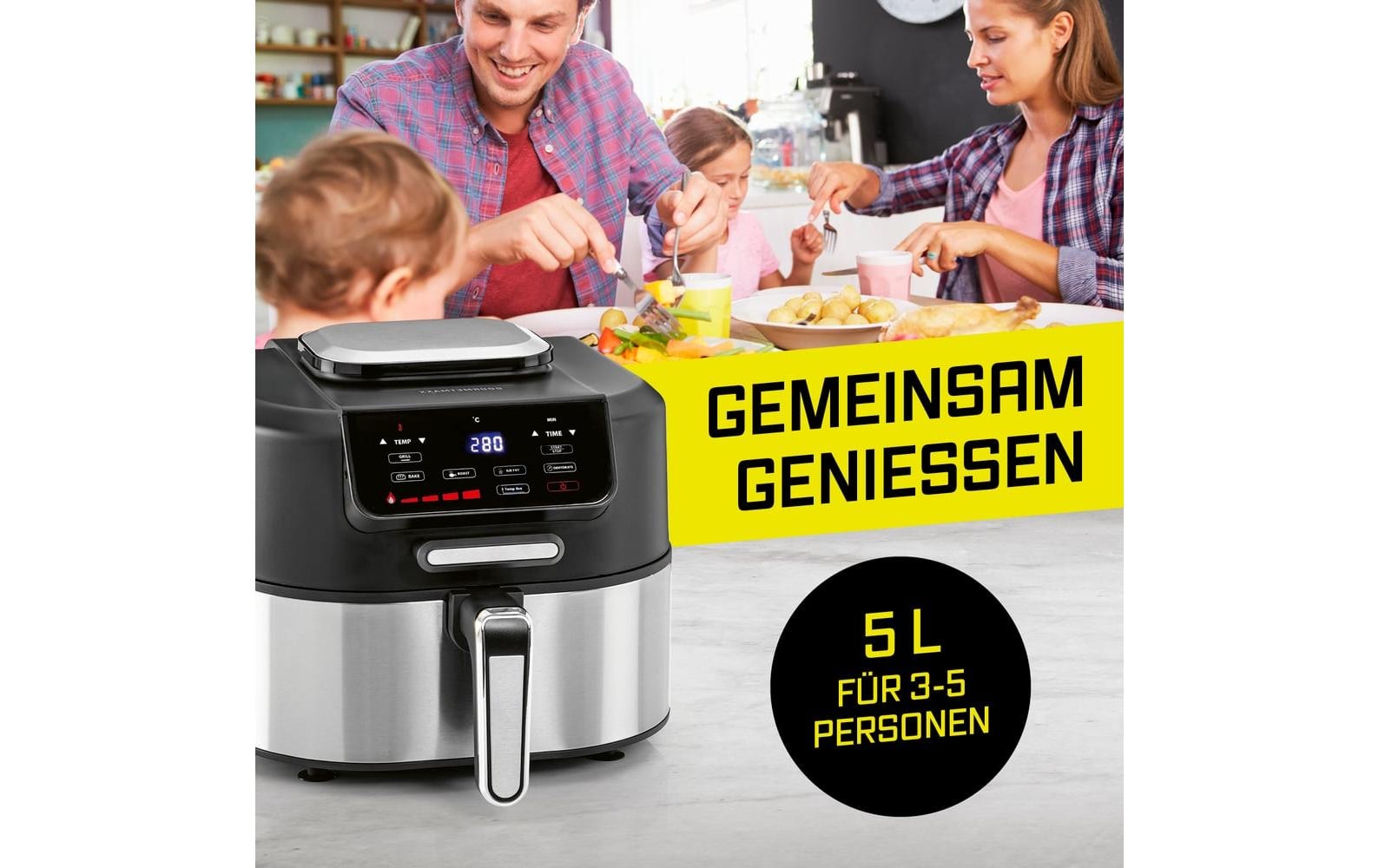GOURMETmaxx Heissluftfritteuse »5,5 l« 2000 W