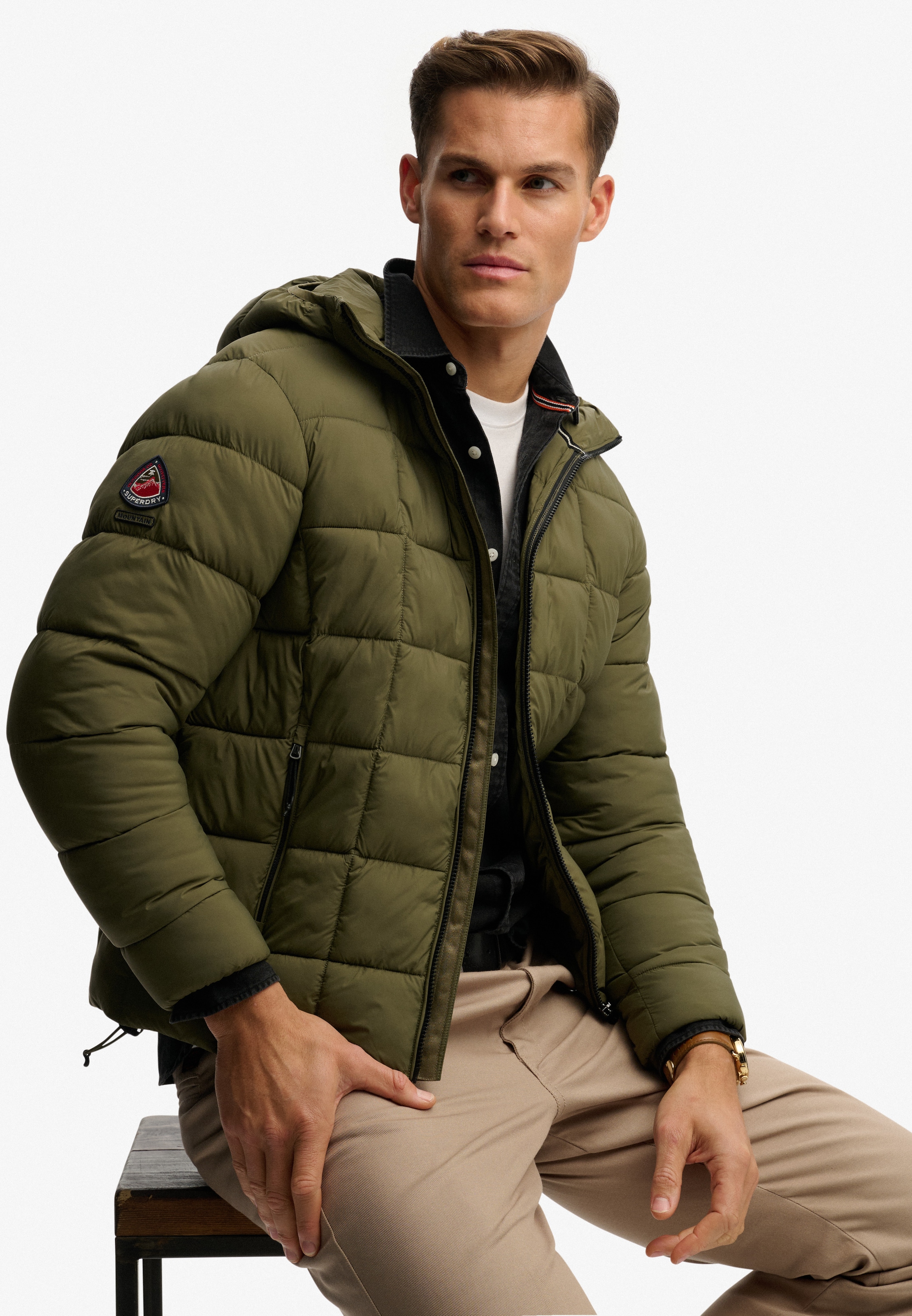 Superdry Veste matelassée »HOOD BOX QUILT FUJI LITE JKT«