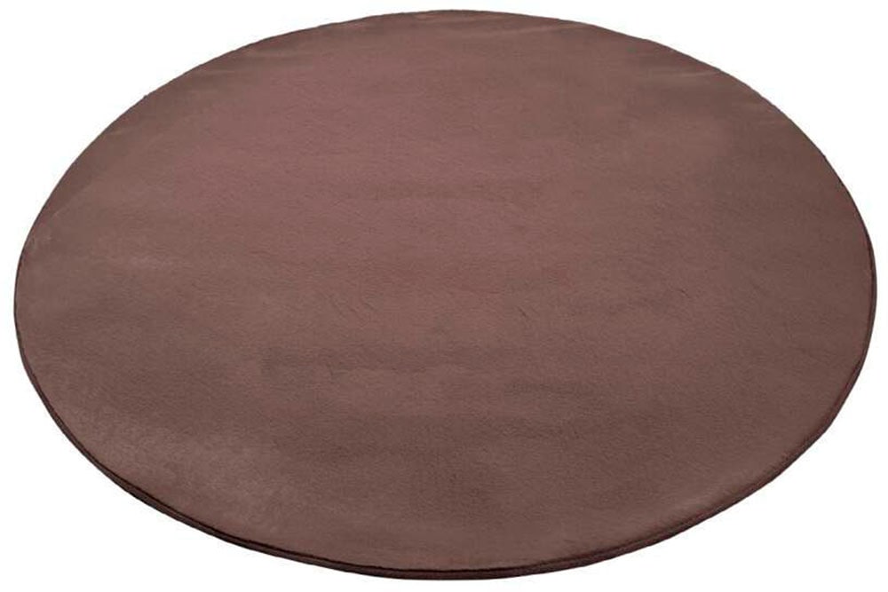 Carpet City Hochflor-Teppich »TOPIA400« rund 21 mm Höhe besonders weich und kuschelig durch Polyester, Uni-Farben
