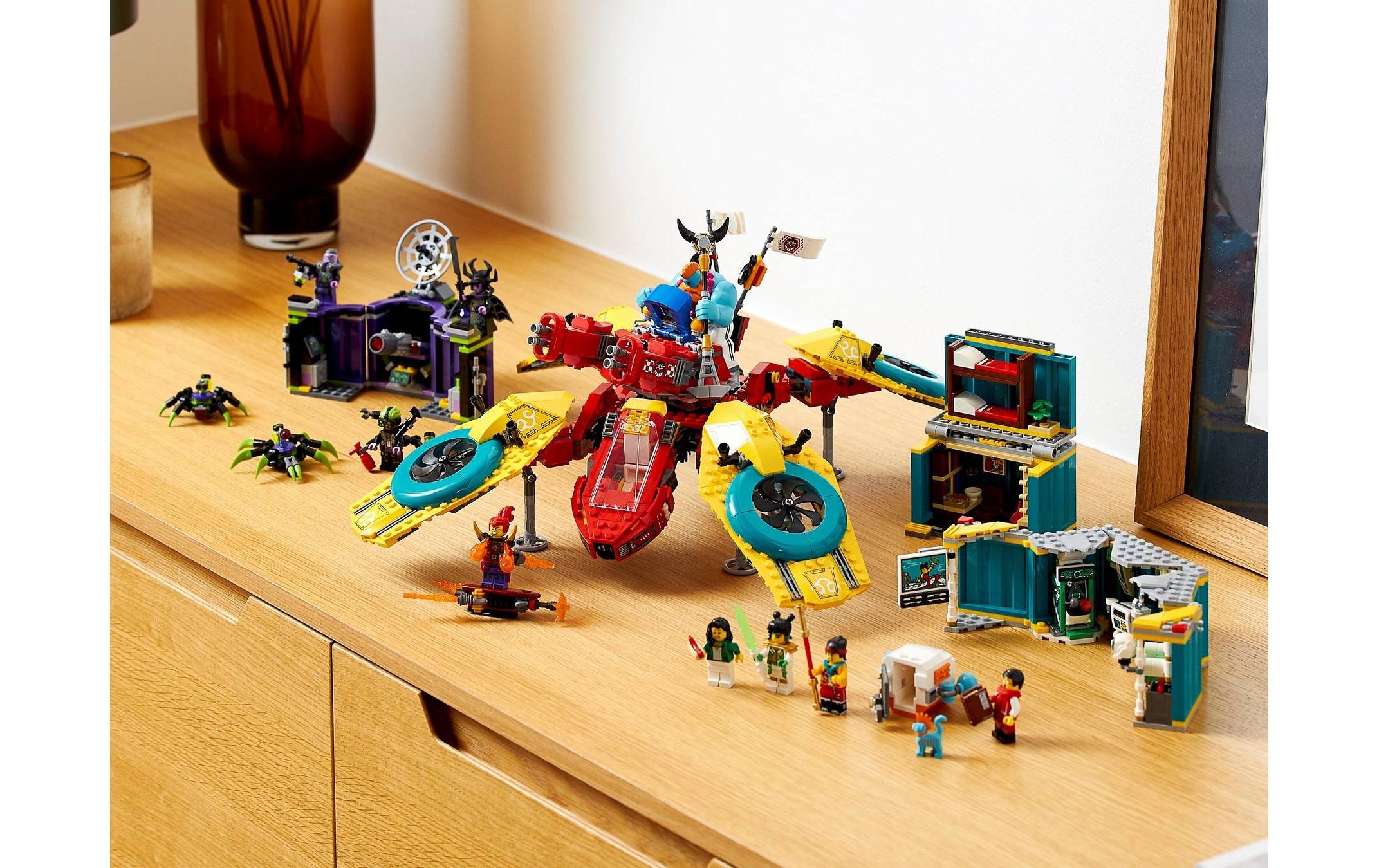 LEGO® Konstruktionsspielsteine »Monkie Kid Monkie Kids Hubschrauberdrohne 80023«