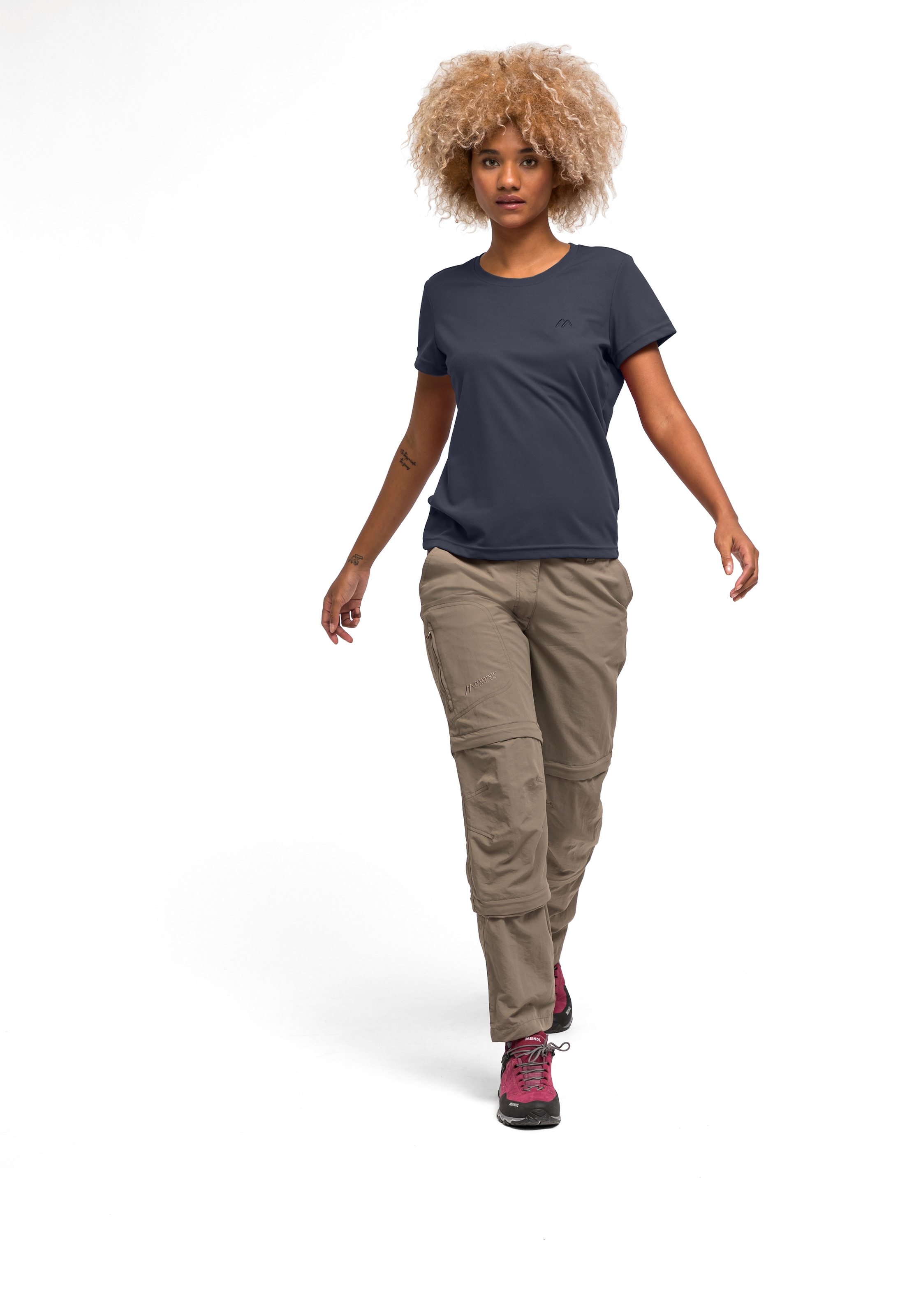Maier Sports T-shirt »Waltraud« Damen Kurzarmshirt, leichtes Sommer Funktionsshirt, Rundhals, Reg Fit