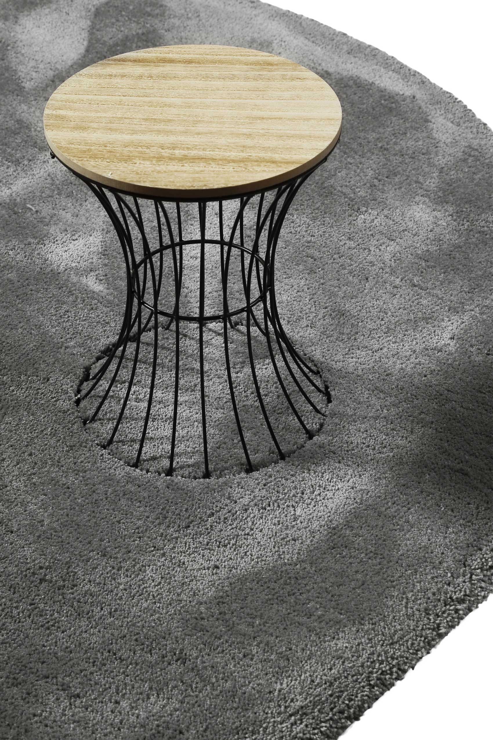 Wecon home Basics Tapis »Emilia« Rond 25 mm Höhe Tapis à poils longs, touffeté, moderne, uni, moelleux, salon