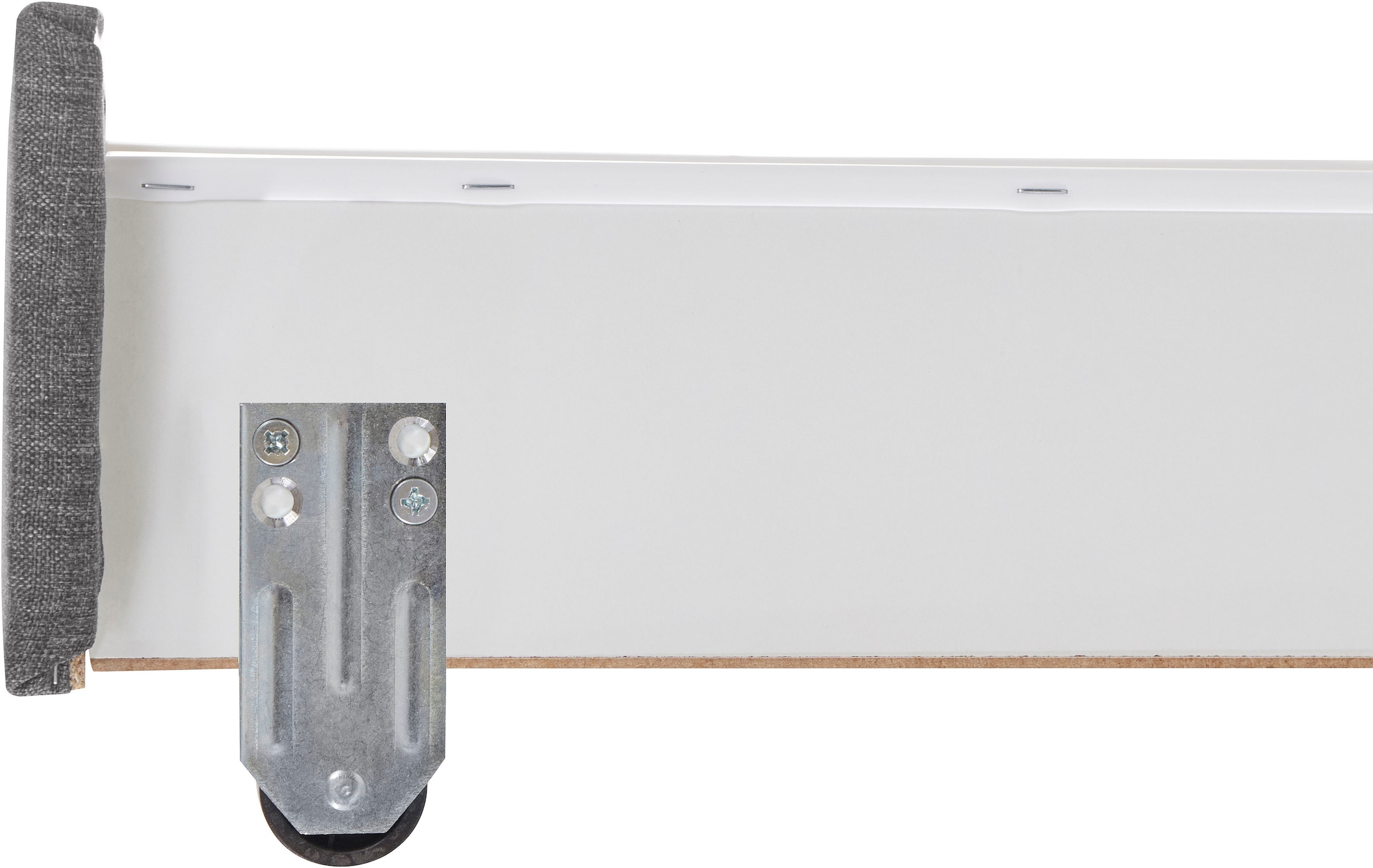 Home affaire Lit de boxe »Luan« Schubkästen, LED-Beleuchtung und Topper, in Breite 120 cm und 180 cm