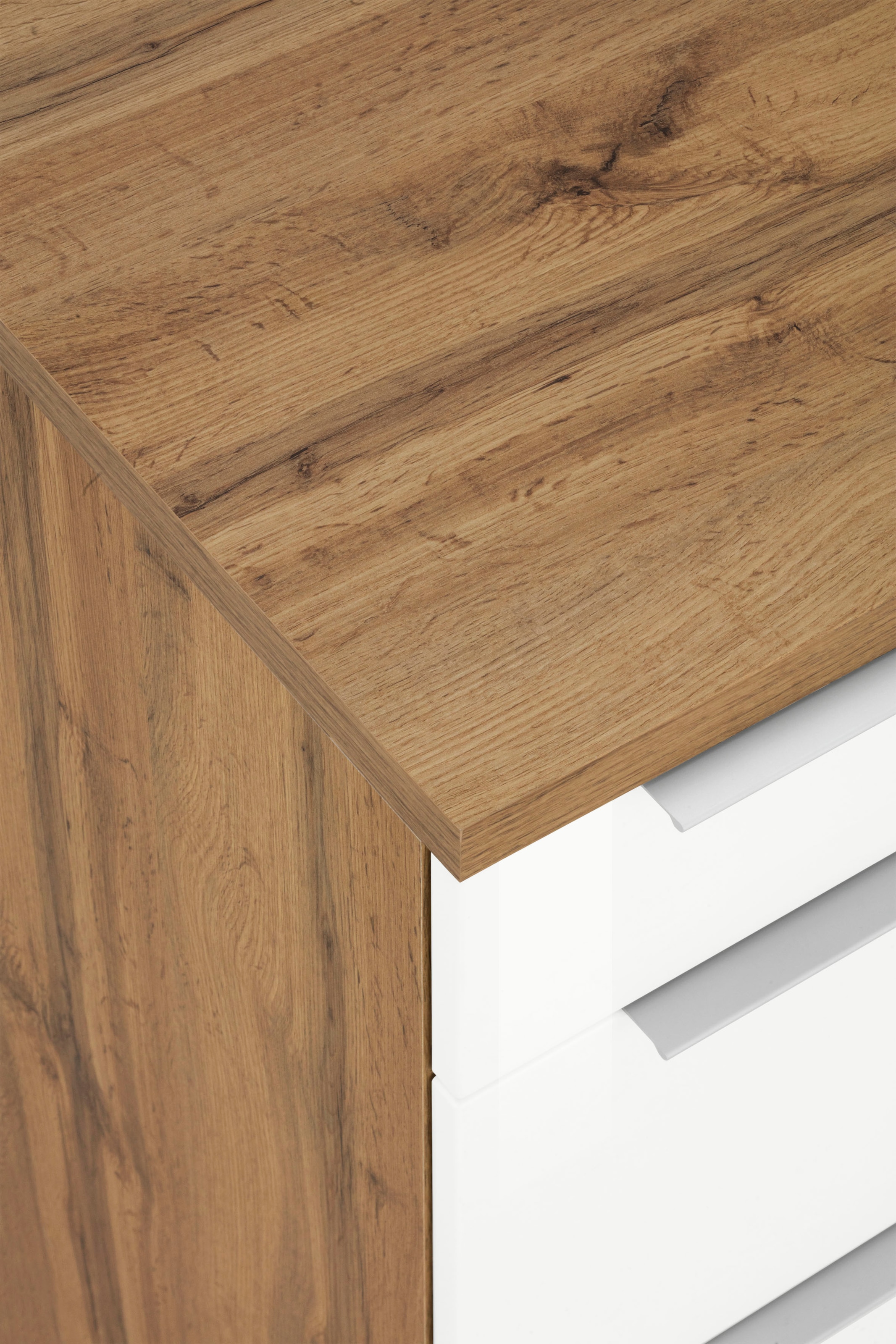 KOCHSTATION Winkelküche »KS-Brindisi Stellbreite 230/170 cm« wahlweise mit E-Geräten und Induktion, mit MDF-Fronten