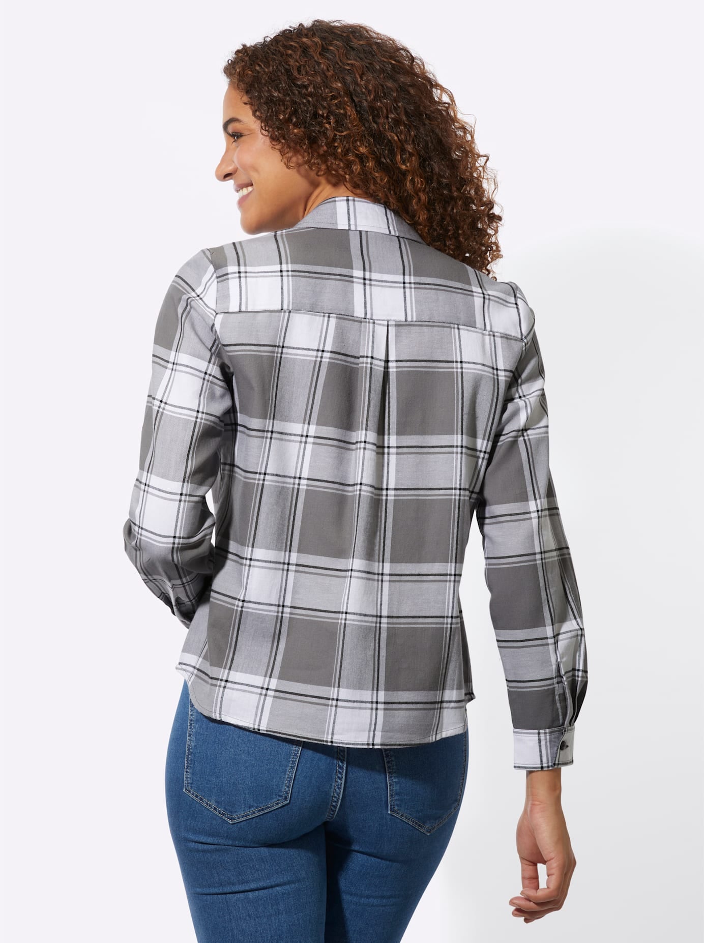 Casual Looks Blouse à carreaux