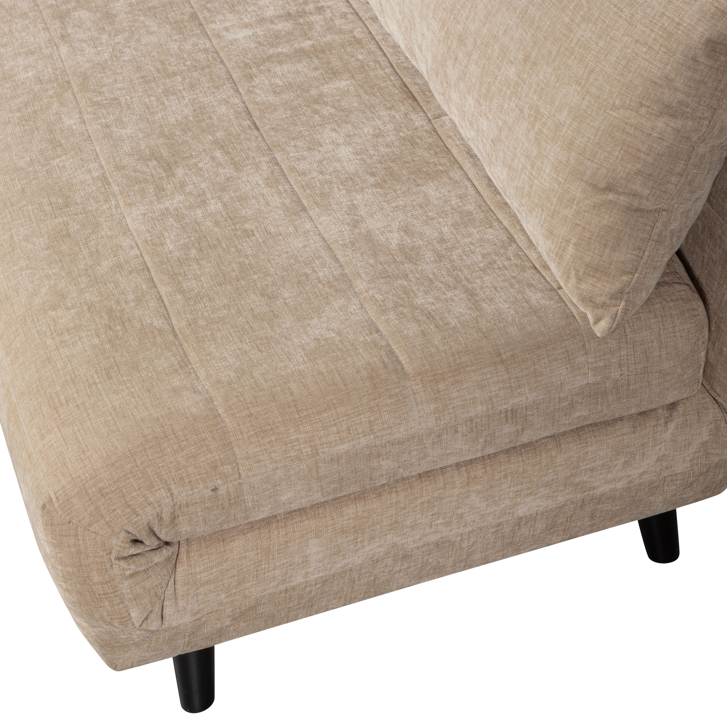 WOOOD Schlafsofa »Xem Chenille-Bezug gewebt mit Schlaffunktion, H 80 x B 122 x D 92 cm« Liegefläche 188 cm, Tragkraft 140 kg, Maximale Verschleissfestigkeit