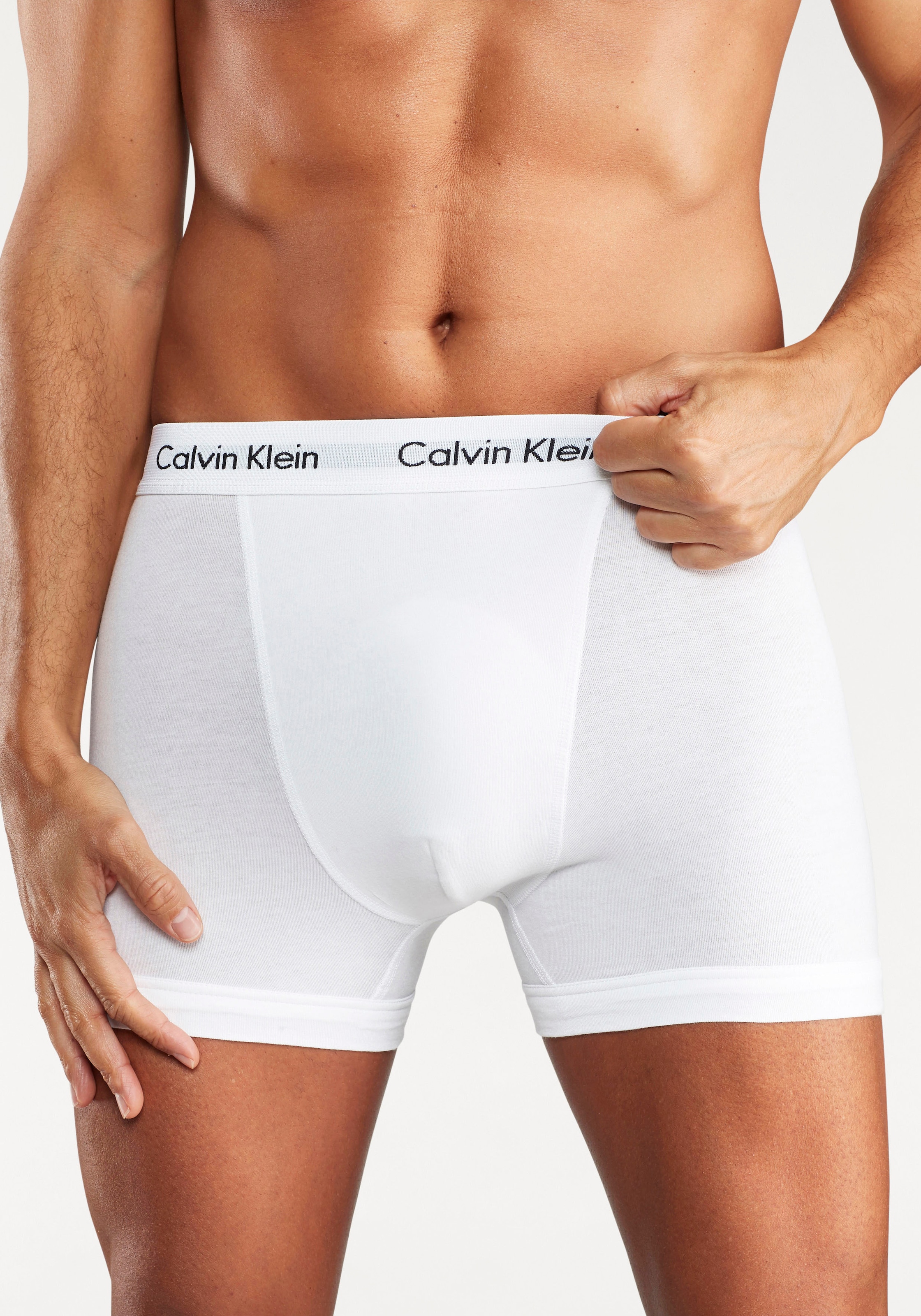 Calvin Klein Underwear Boxer »CK Boxer 3x« 3 cuis mit Logoschriftzug am Bund