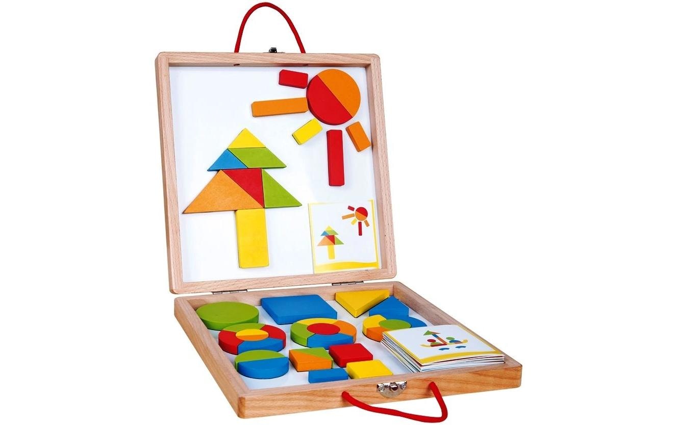 Spielba Lernspielzeug »Magnetspiel mit Vorlagen in Box«